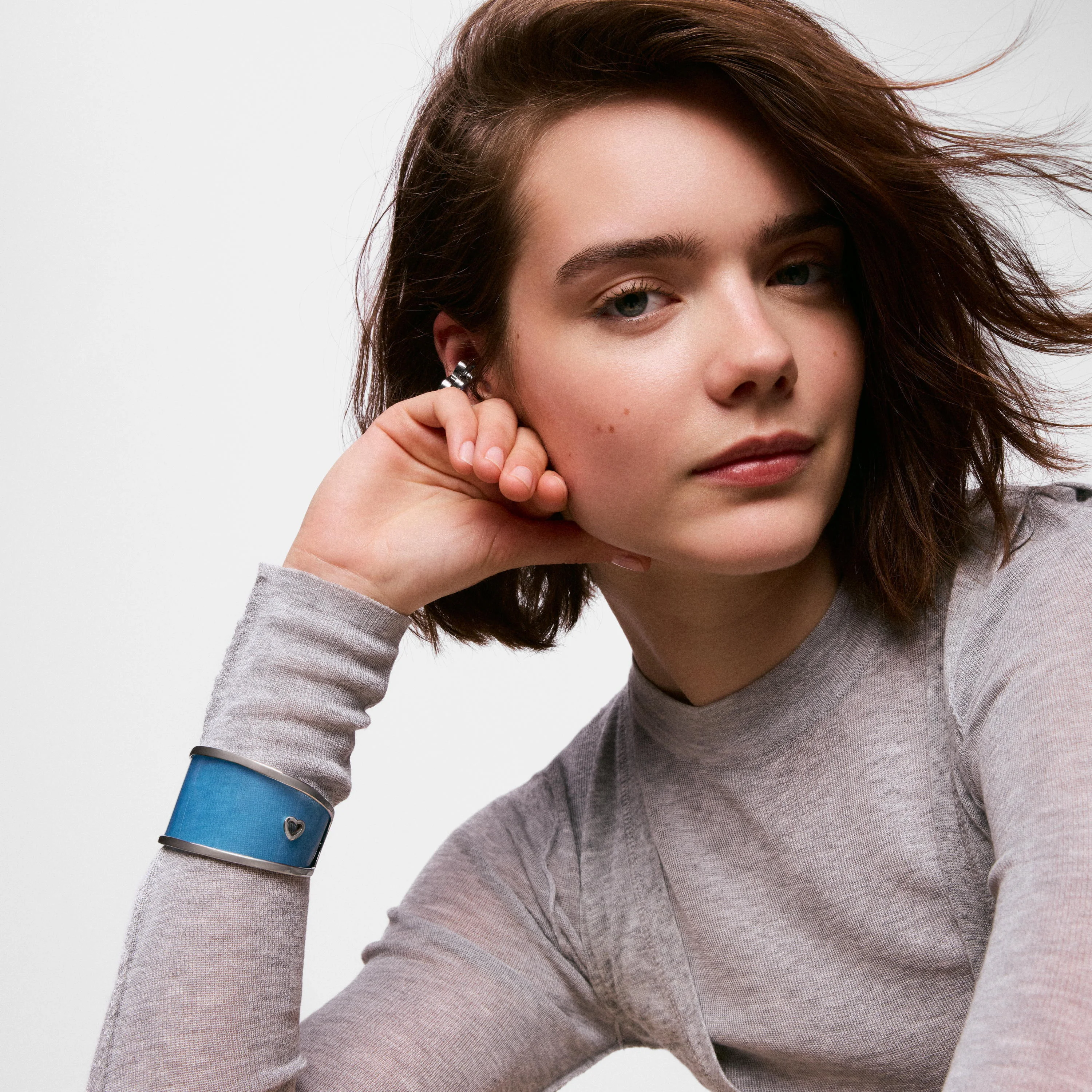 Steel and blue resin Bangle TOUS Galaxy - 1