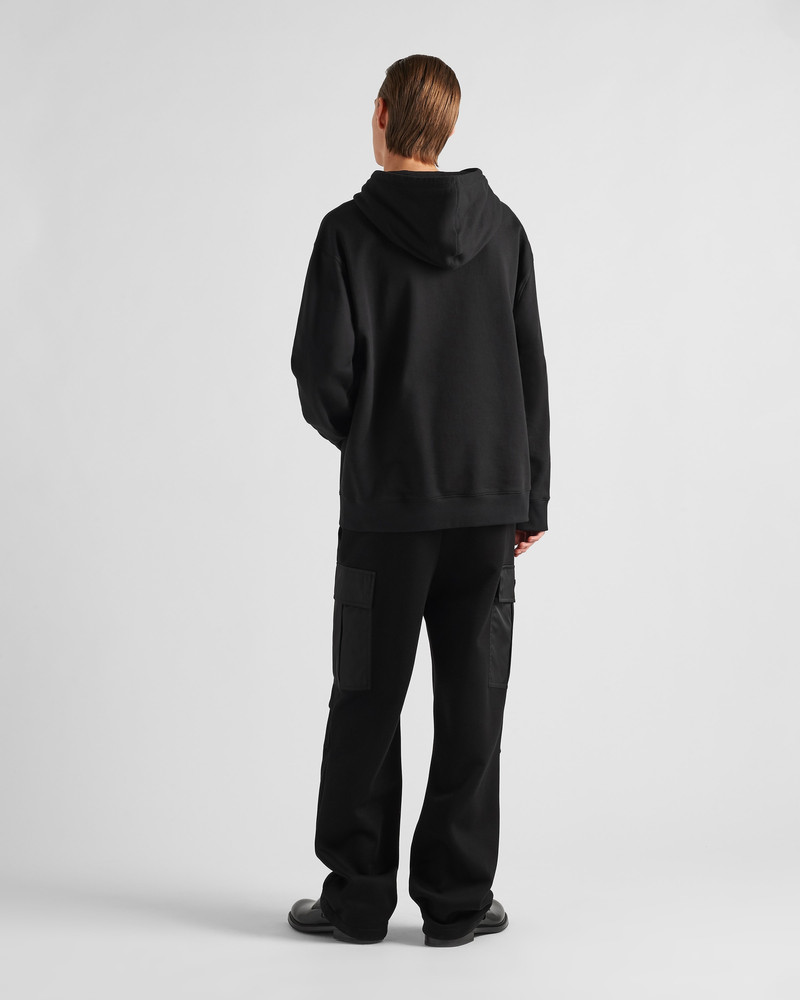 Cotton fleece hoodie 5
