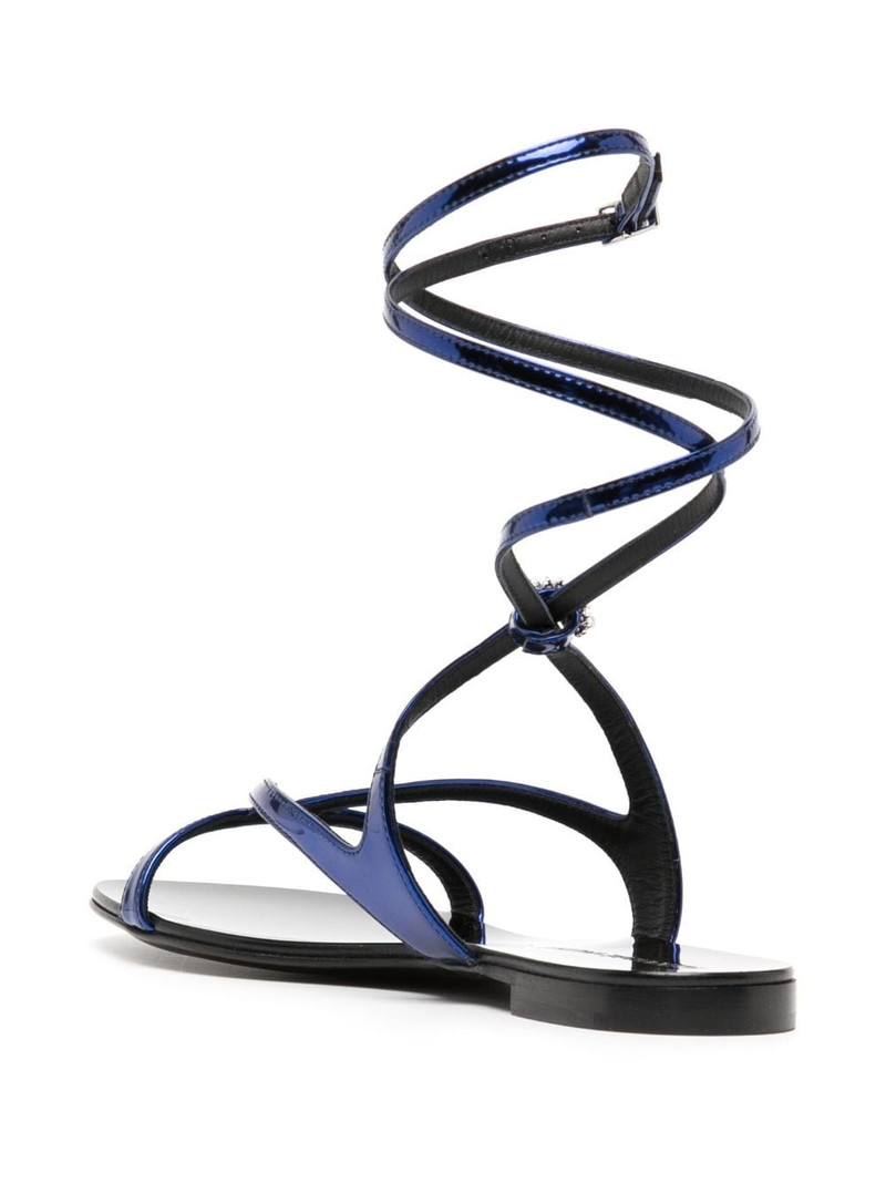 crystal-embellished flat sandals 3