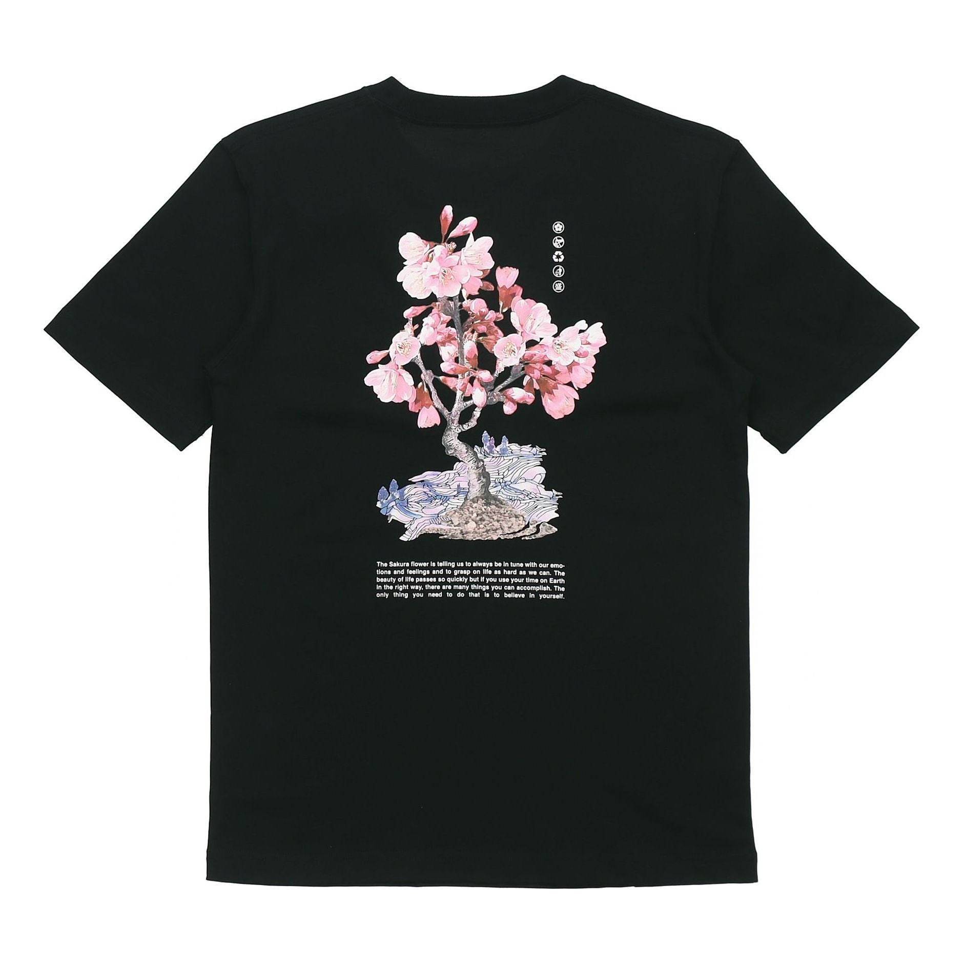 Li-Ning Sakura Graphic T-shirt 'Black' AHSR630-3 - 2