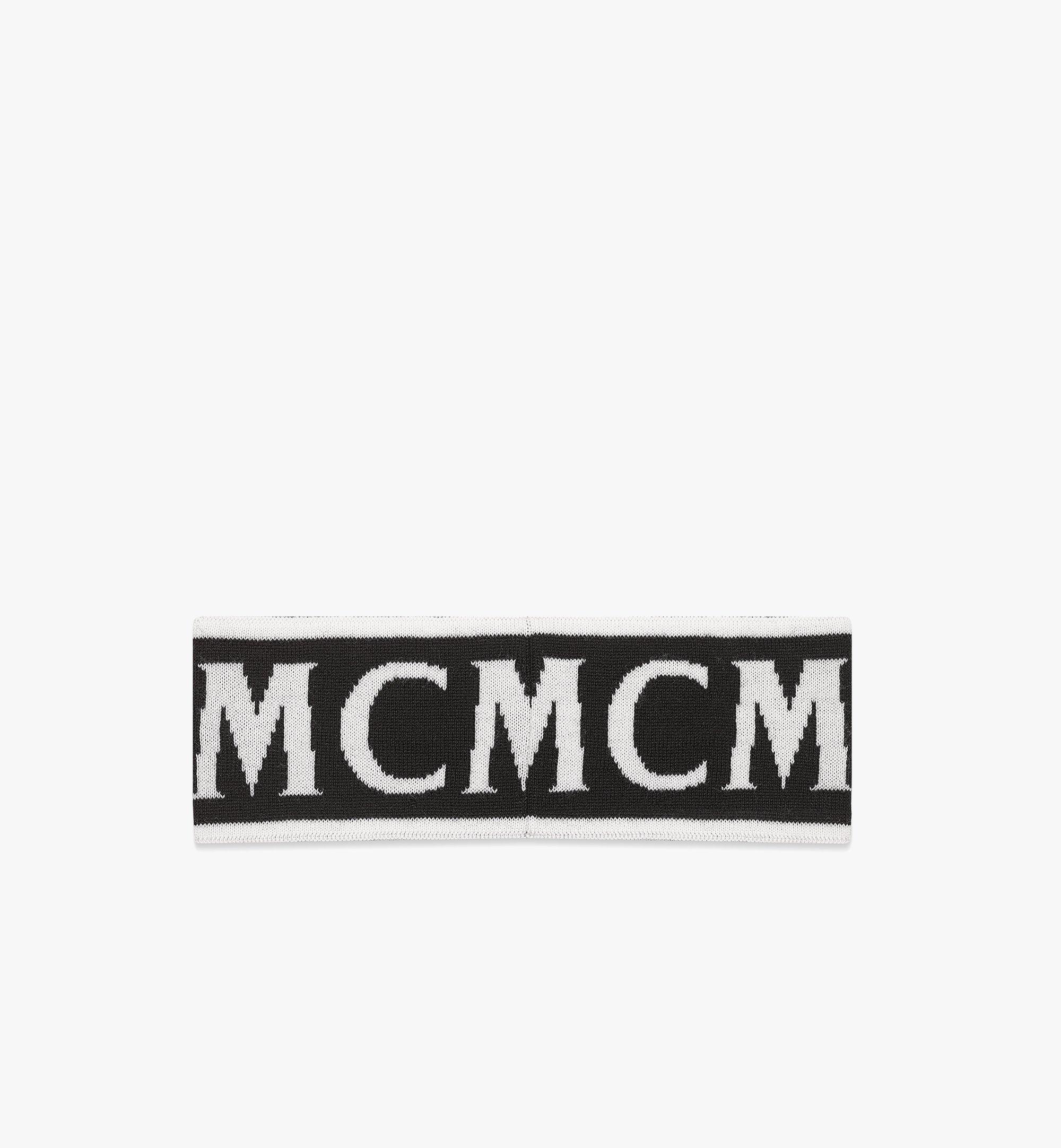 MCM Monogram Jacquard Wool Headband - 3