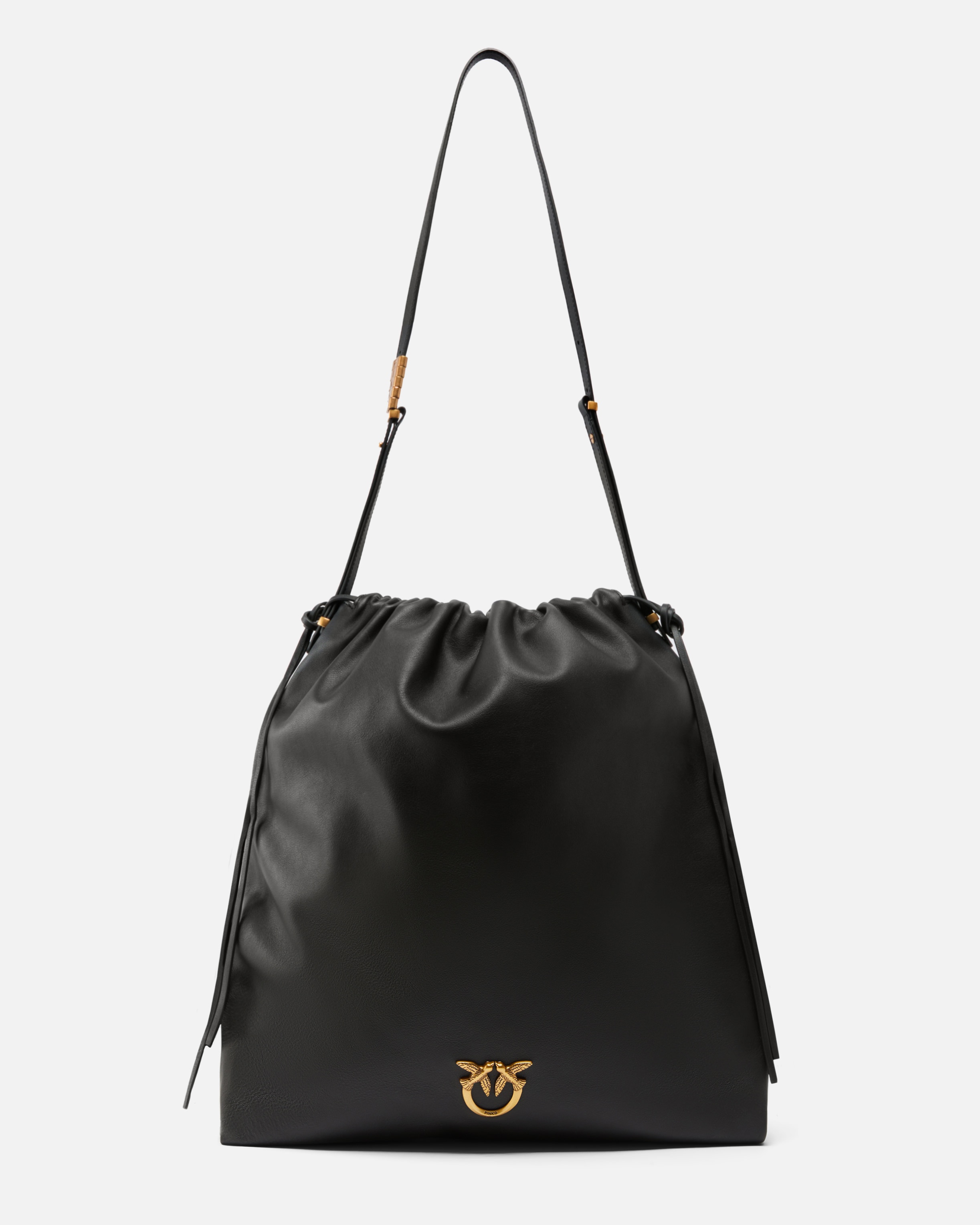 LARGE SOFT SQUARE LEATHER BAG - 1