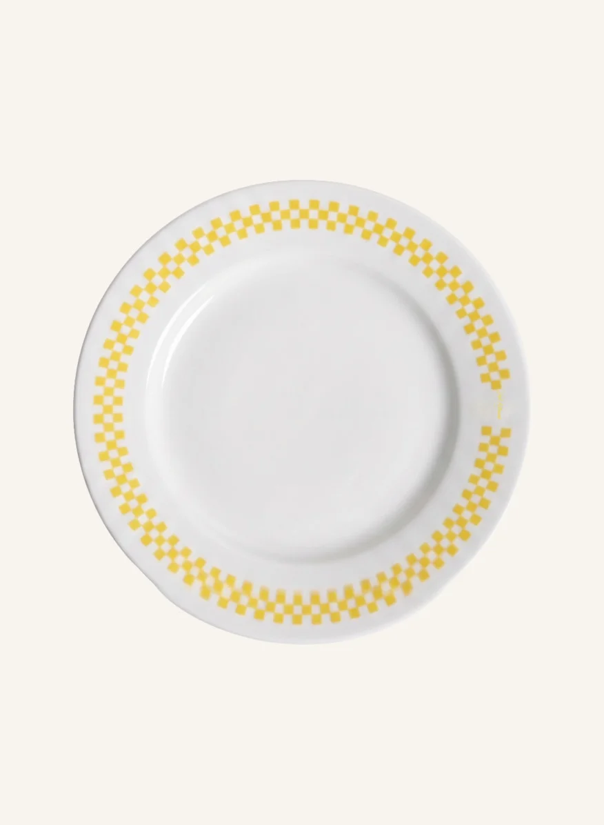 CHECKERBOARD PORCELAIN PLATE - 1