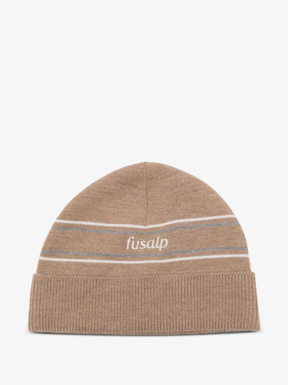 Retro logo-embroidered beanie hat - 1