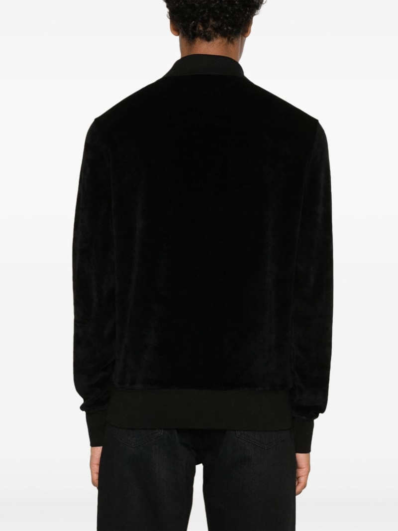 velvet polo shirt 4