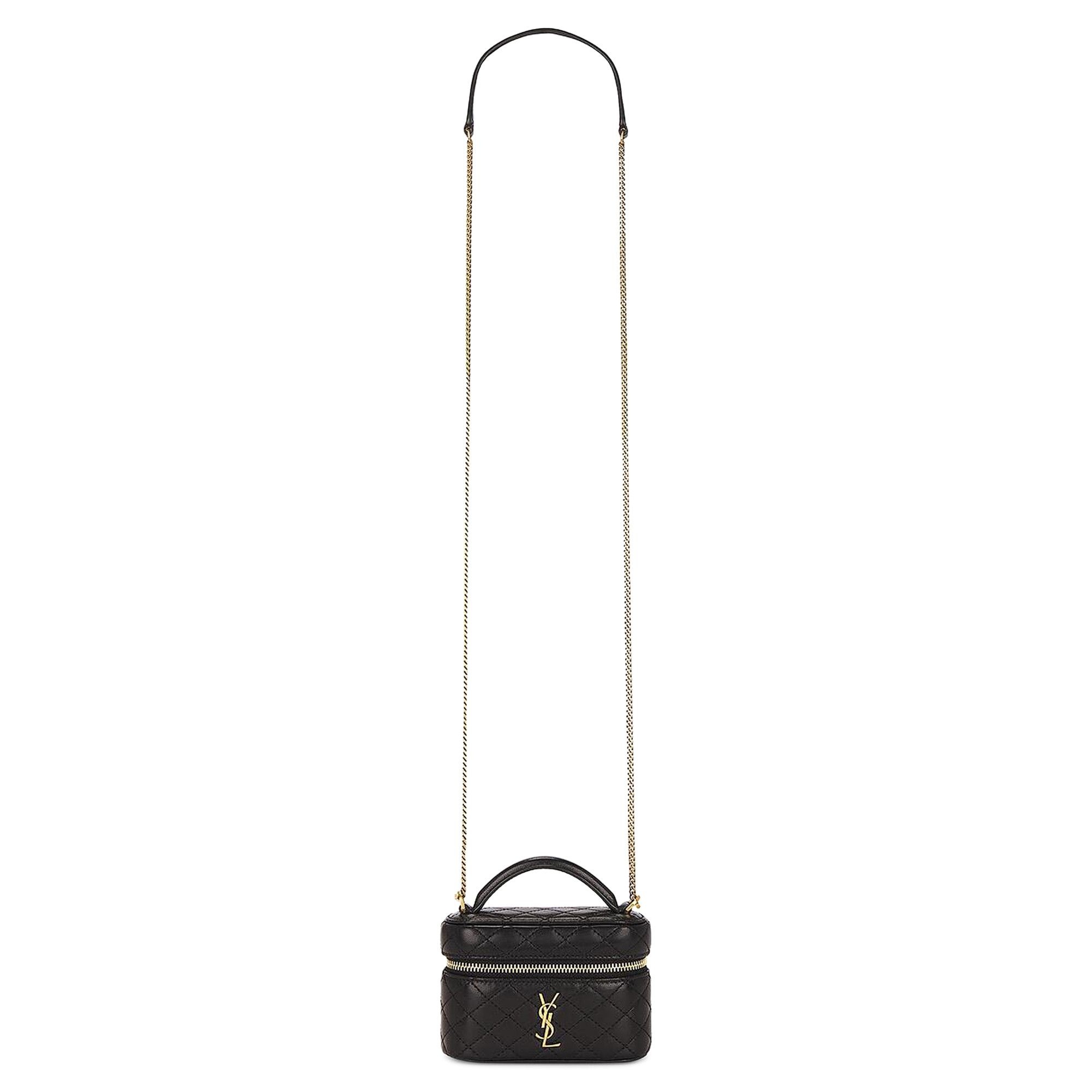 Saint Laurent Micro Gaby Vanity Bag 'Black' - 3
