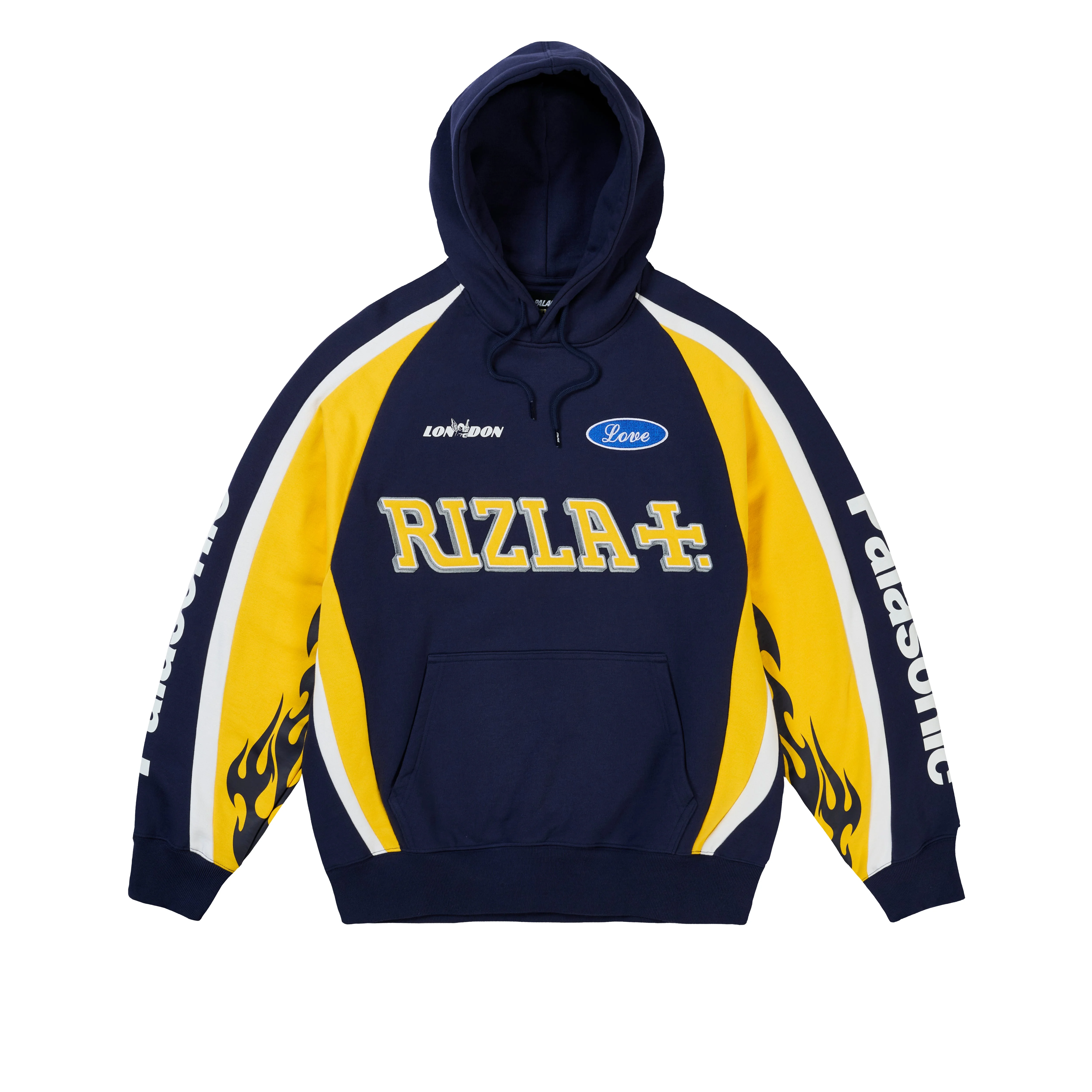 PALACE RIZLA HOOD NAVY - 1