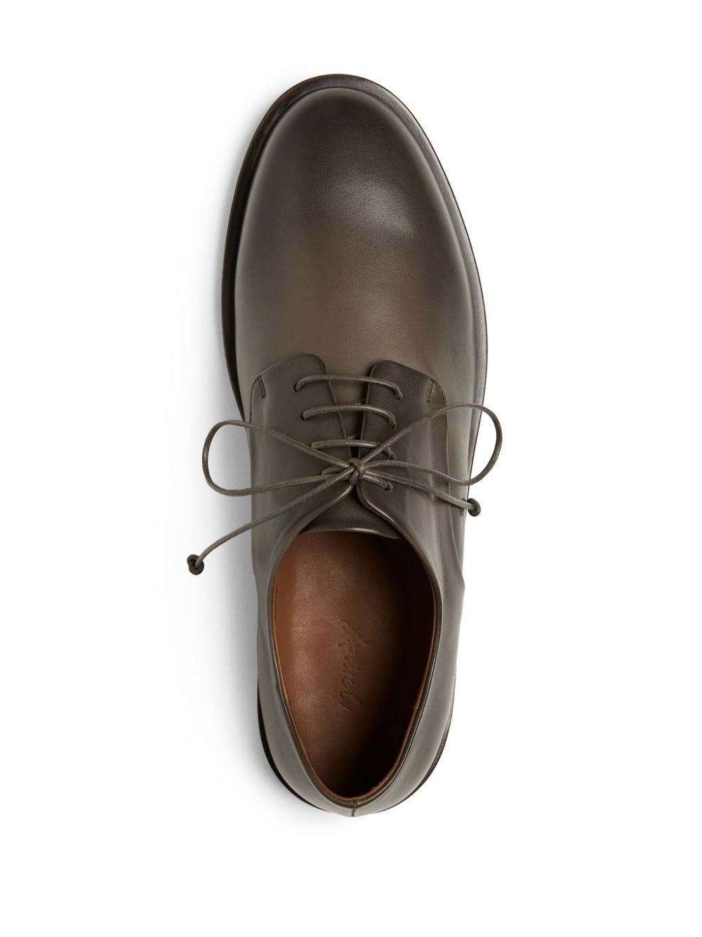 calf leather derby shoes - 3