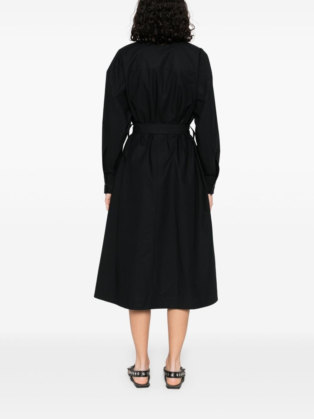 cotton midi dress - 4