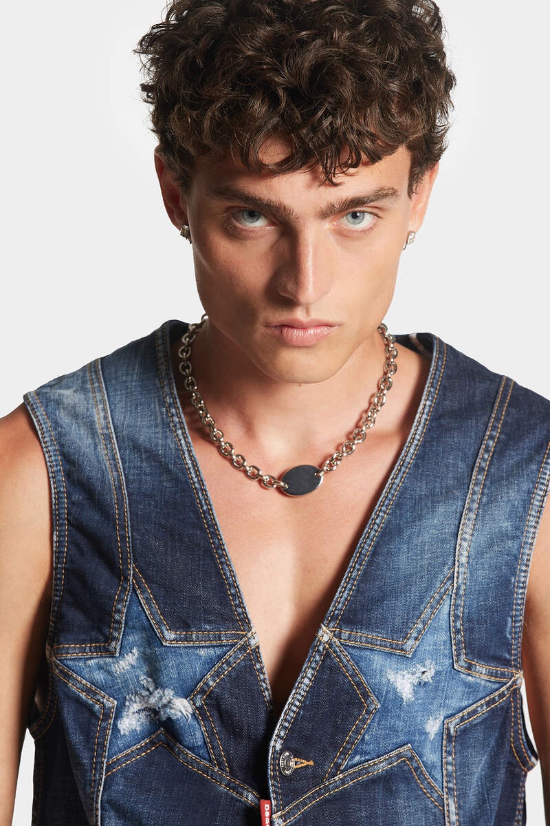DENIM VEST - 4