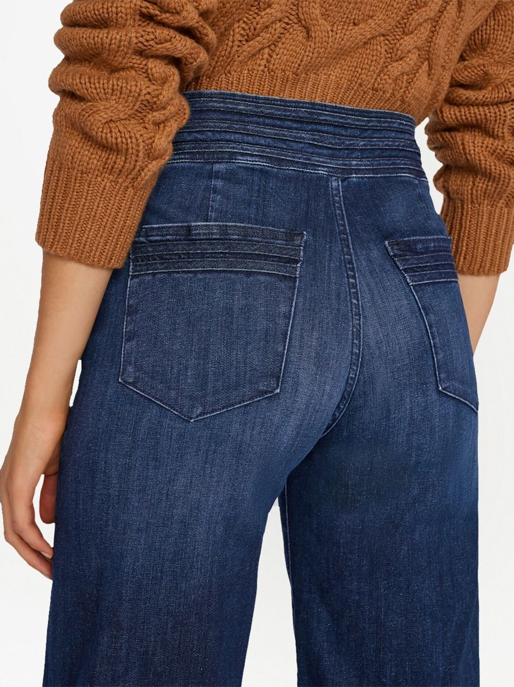 high-rise wide-leg jeans - 5