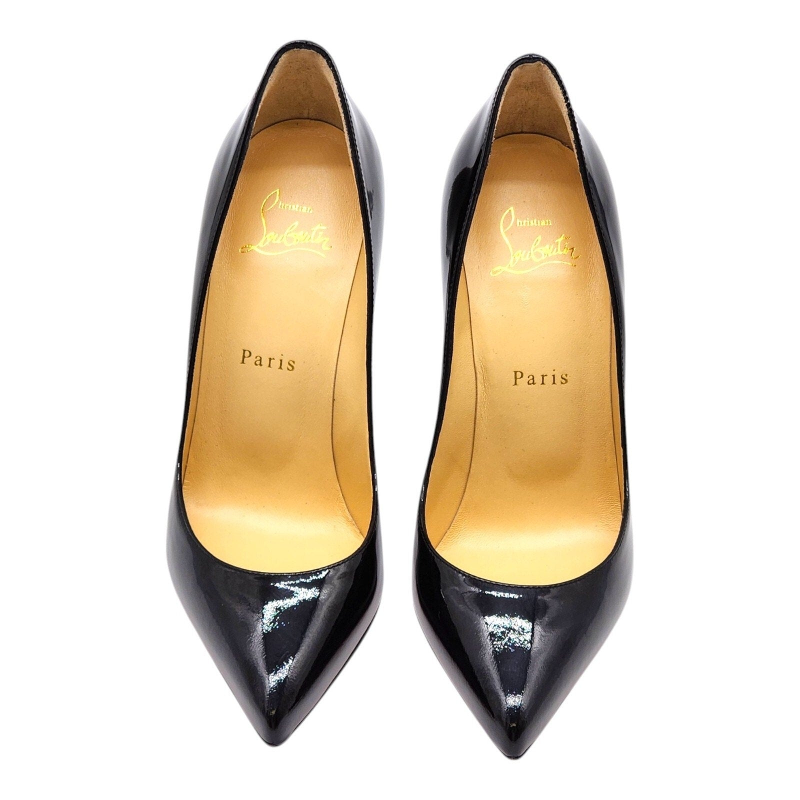 Christian Louboutin Patent Leather Kate 100mm Pumps in Black - 3
