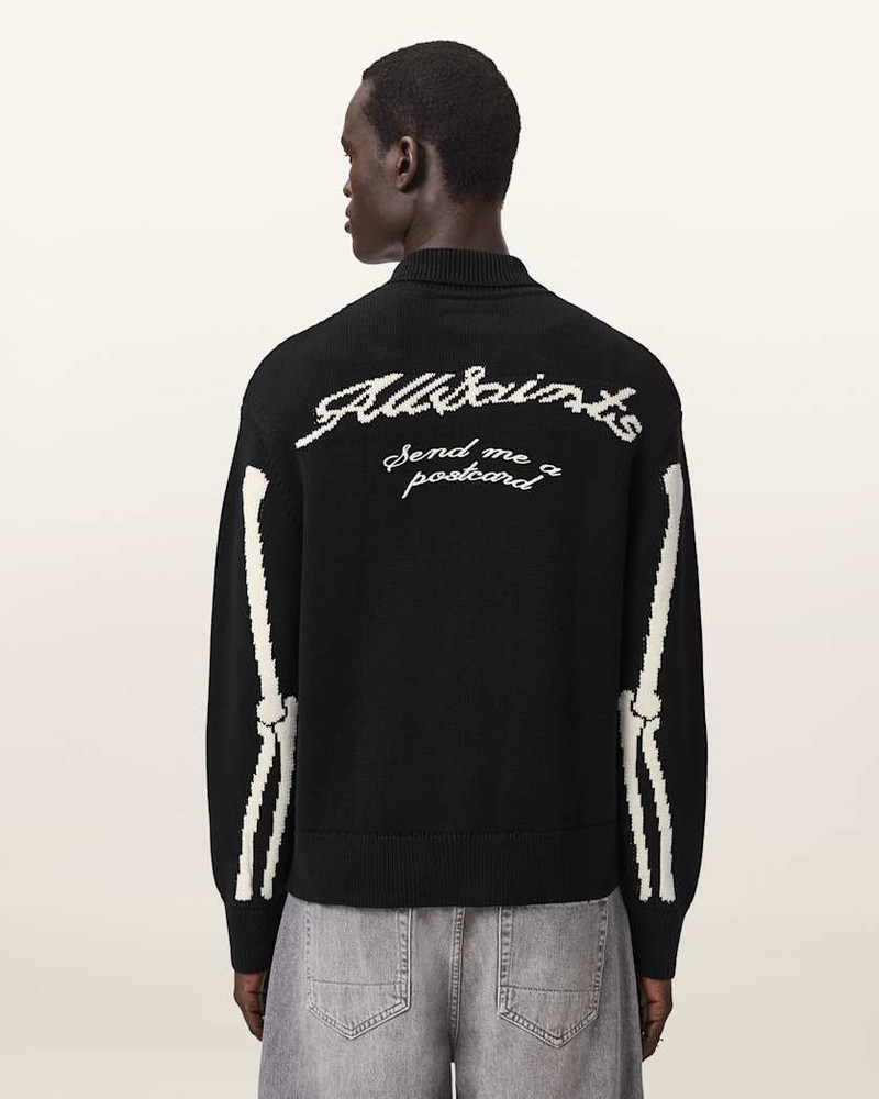 ADRIAN ZIP UP EMBROIDED KNITTED CARDIGAN 7