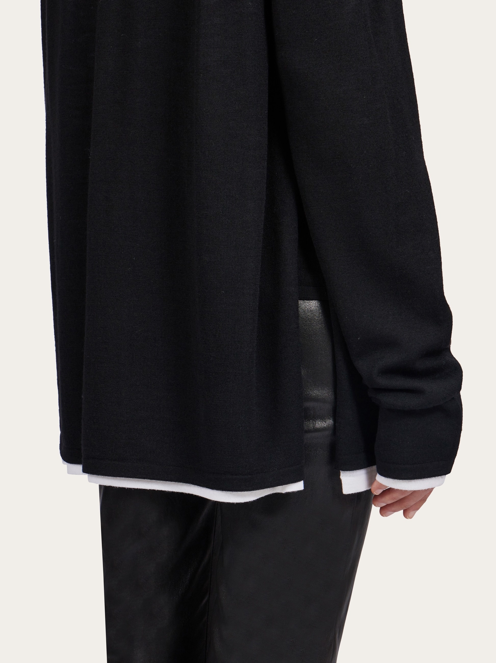 Cardigan with shawl collar - 4