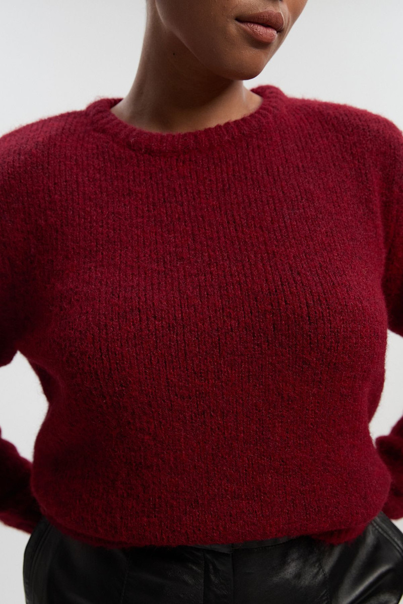 Plus Size Cosy Knit Crew Neck Jumper 3