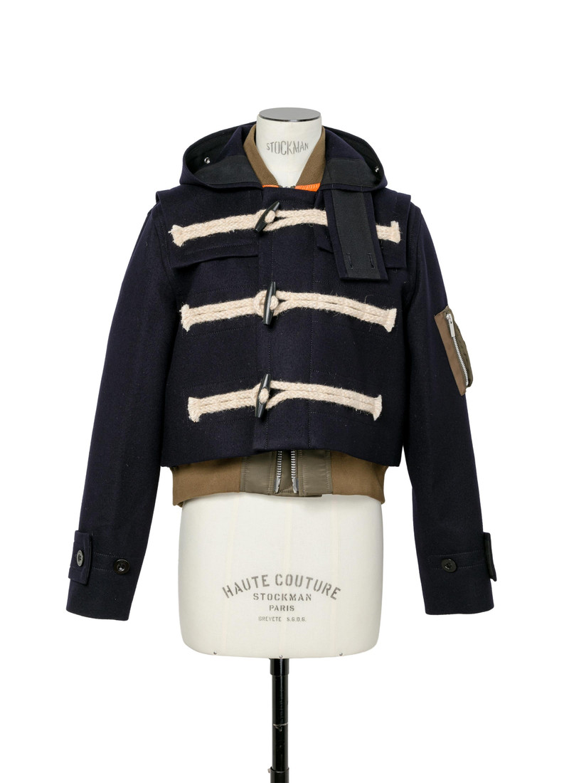 sacai Wool Melton Blouson outlook