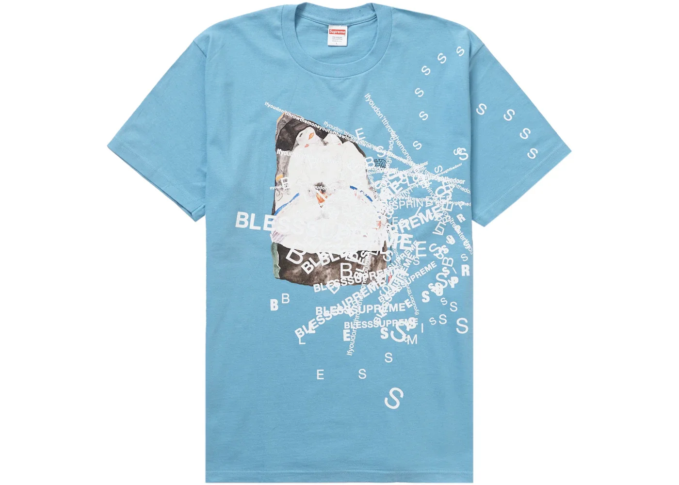 Supreme Bless Observed In A Dream Tee Light Slate - 1