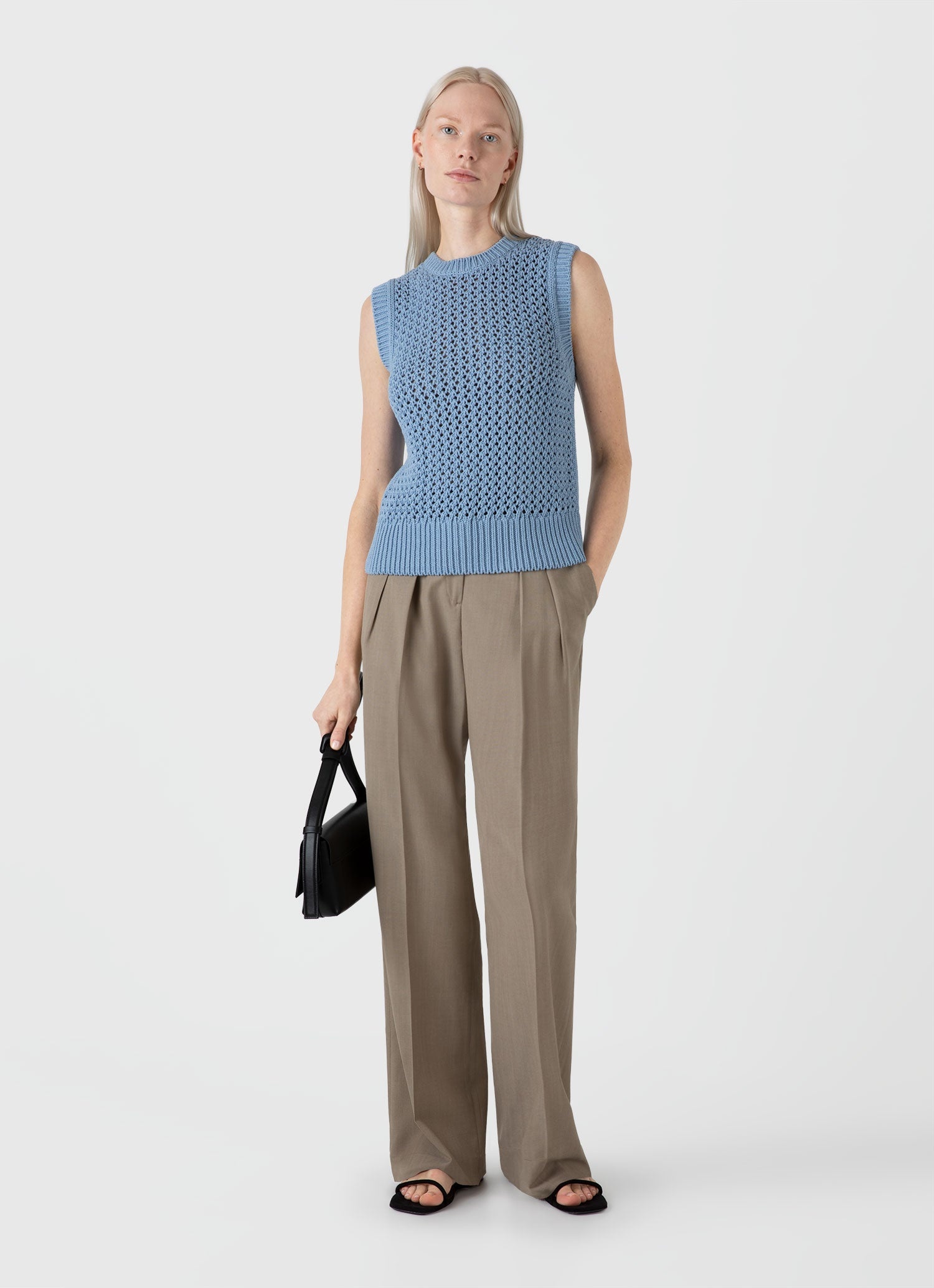 Chunky Cotton Stitch Vest - 2