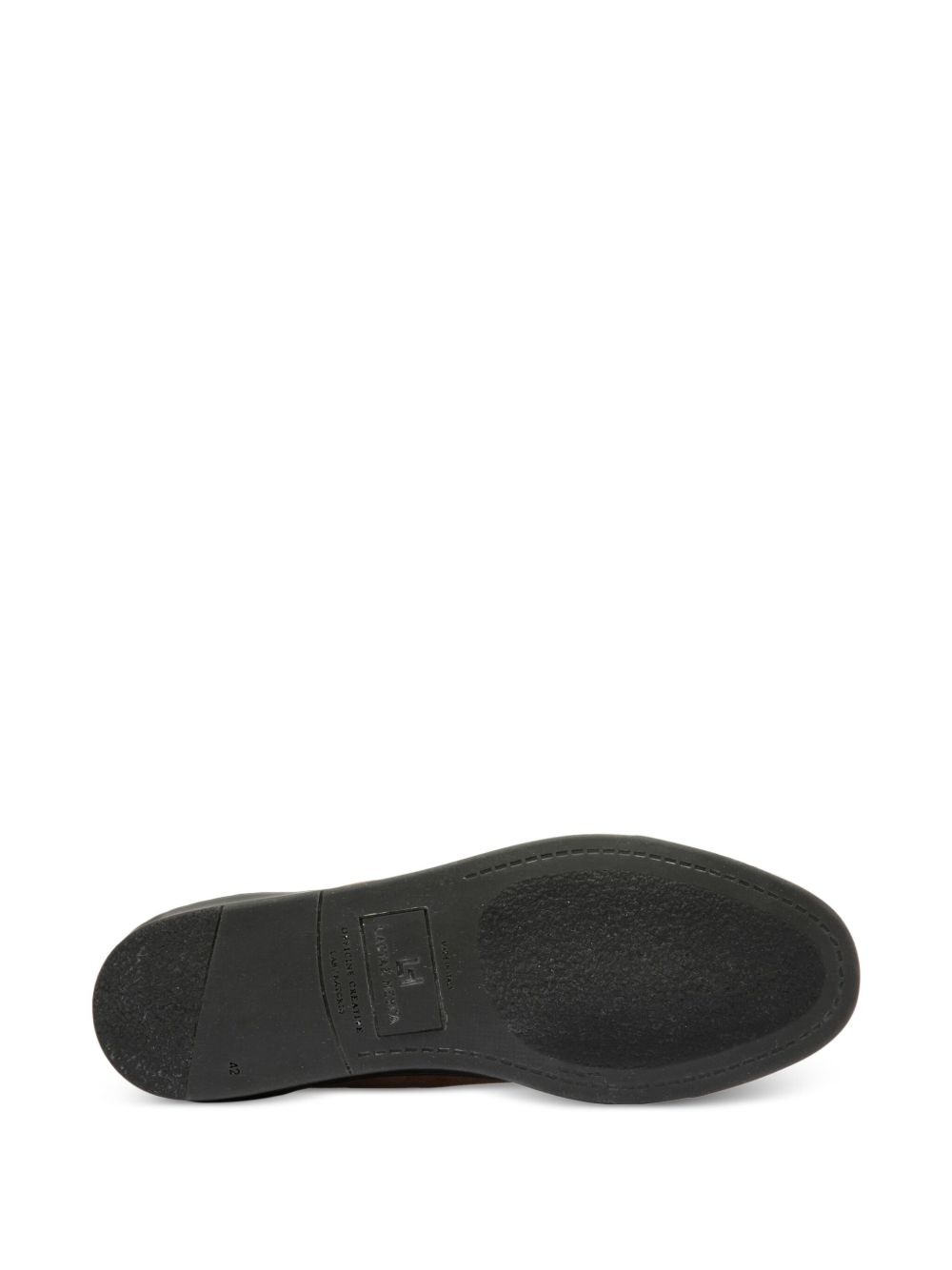 suede lace-up sneakers - 4