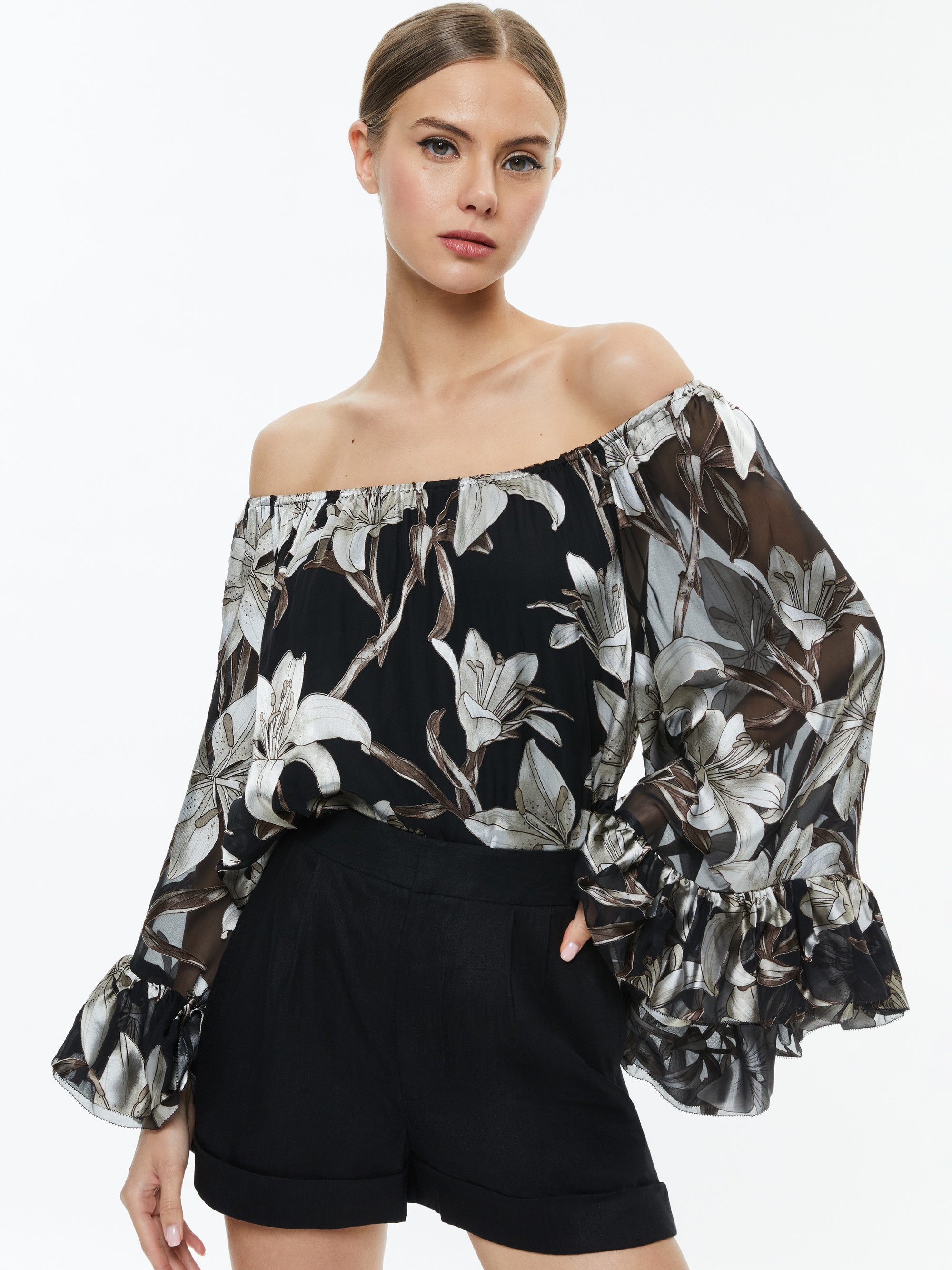 ARDELIA OFF THE SHOULDER TOP - 1