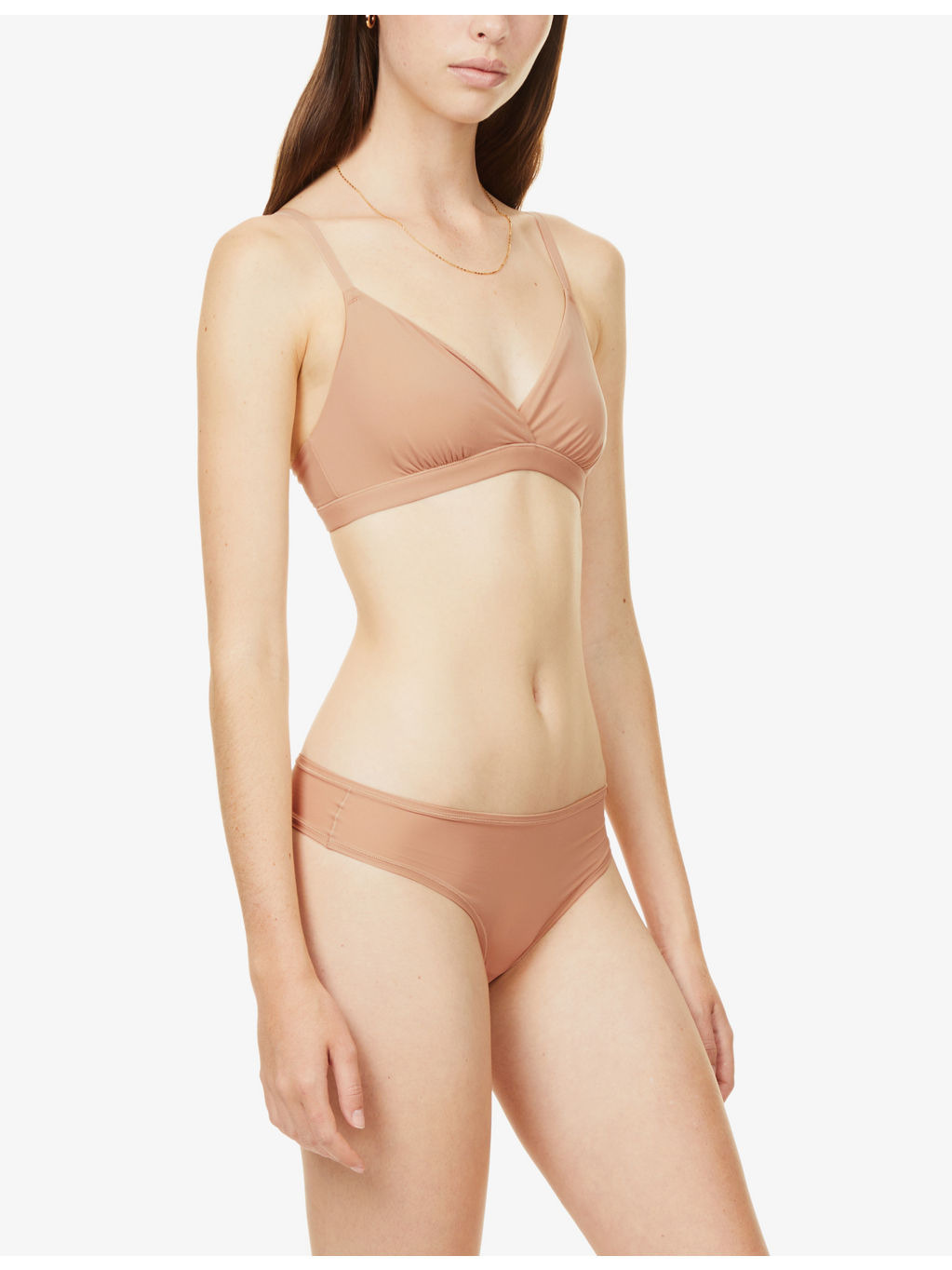 Fits Everybody high-neck stretch-woven body - 3