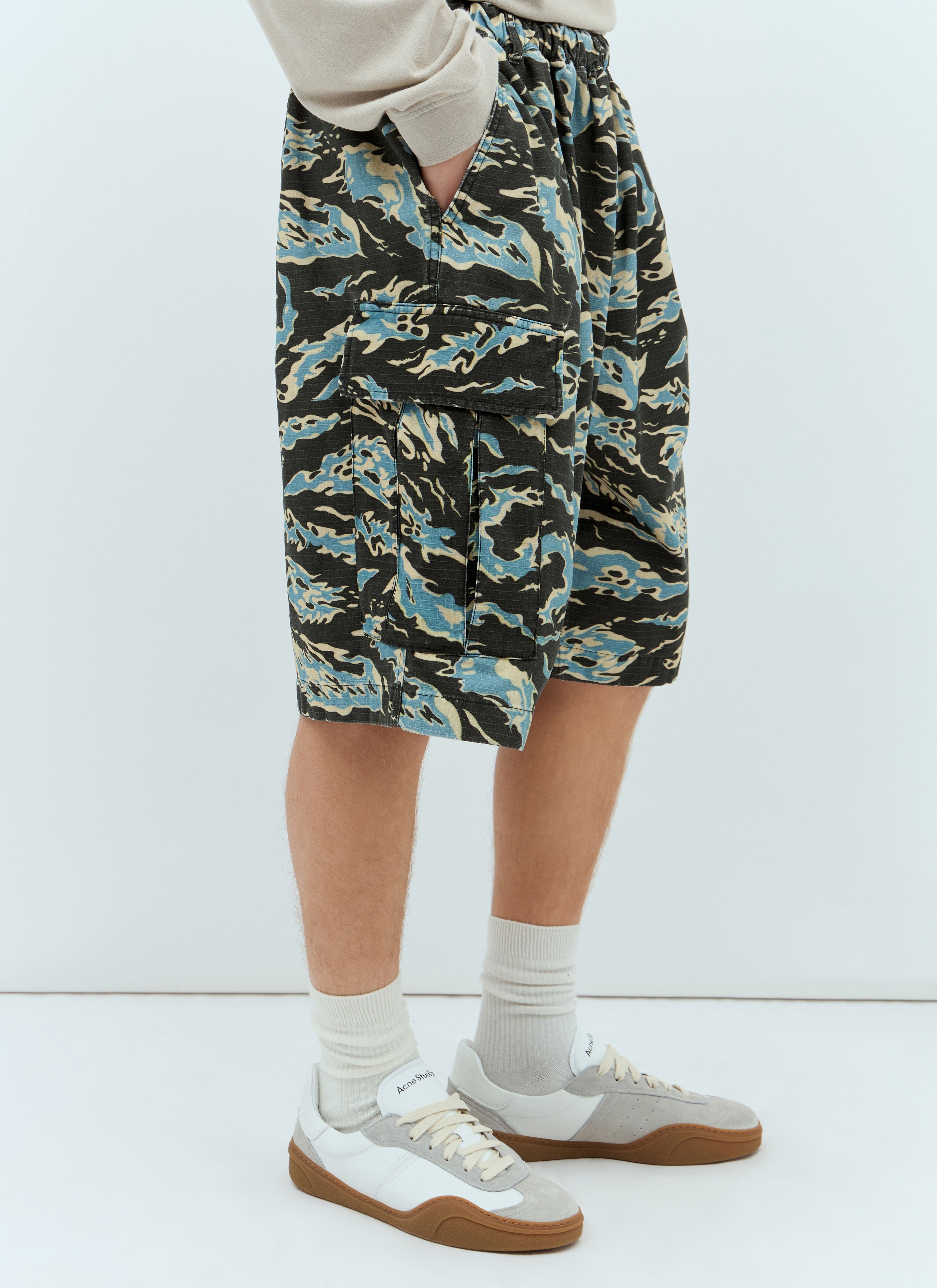 Printed Ripstop Shorts - 1