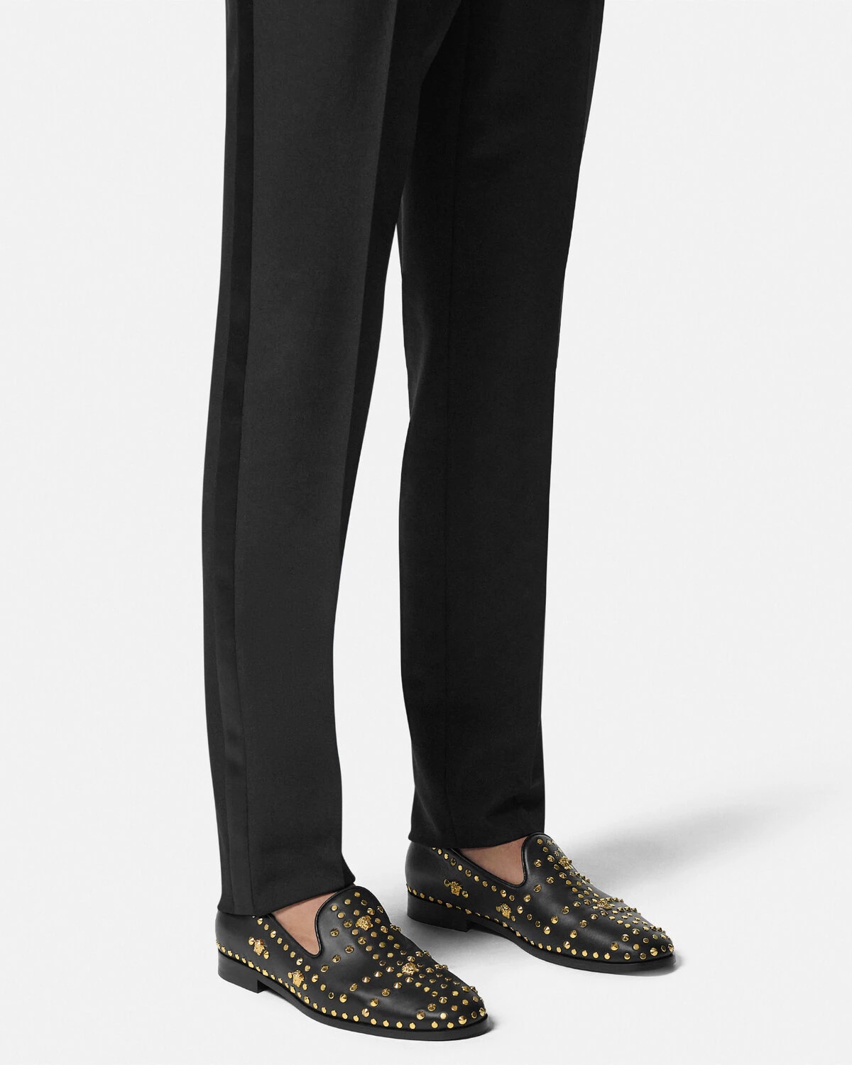 Studded Medusa Slippers - 3