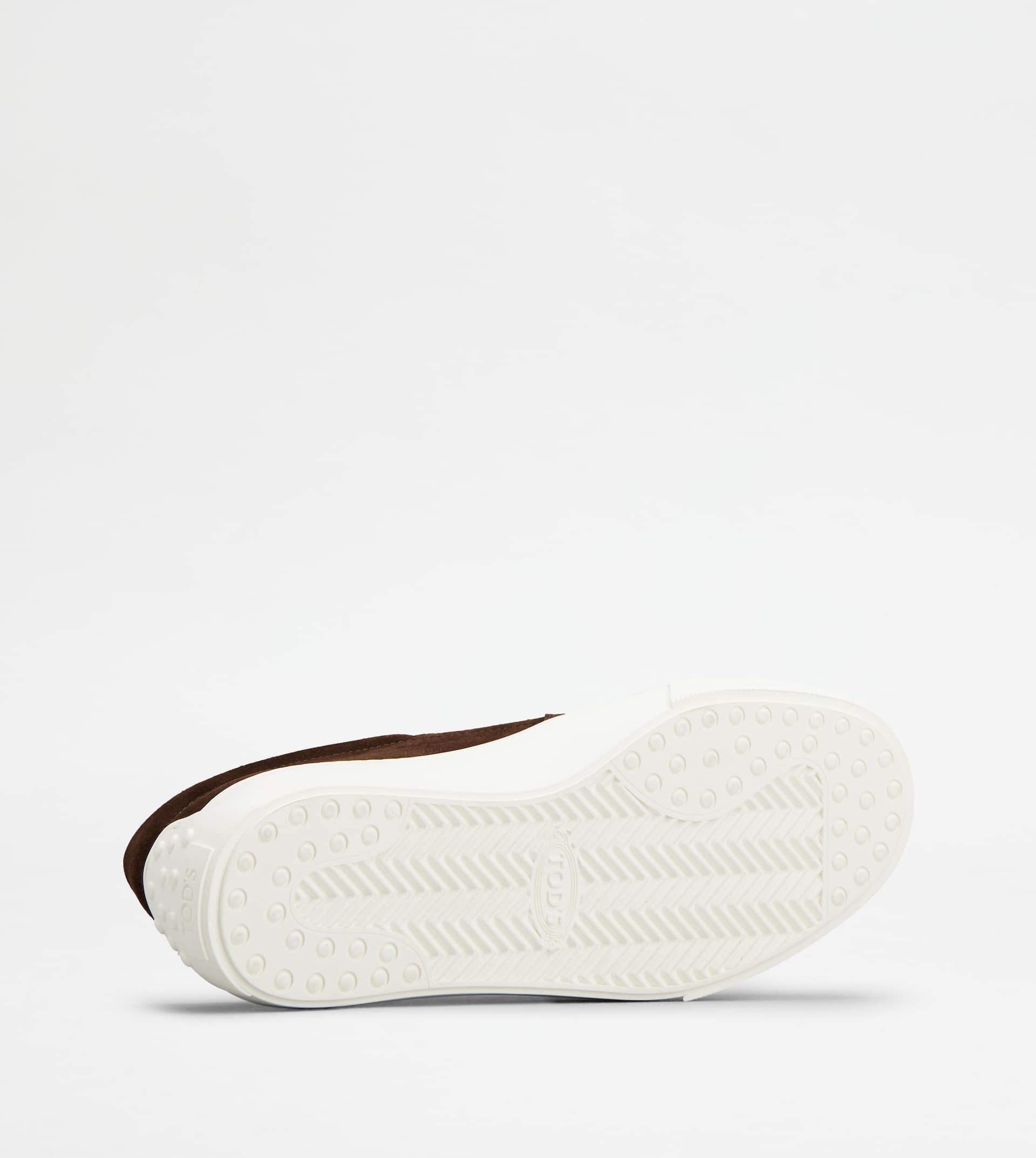 SLIP-ONS IN SUEDE - BROWN - 4