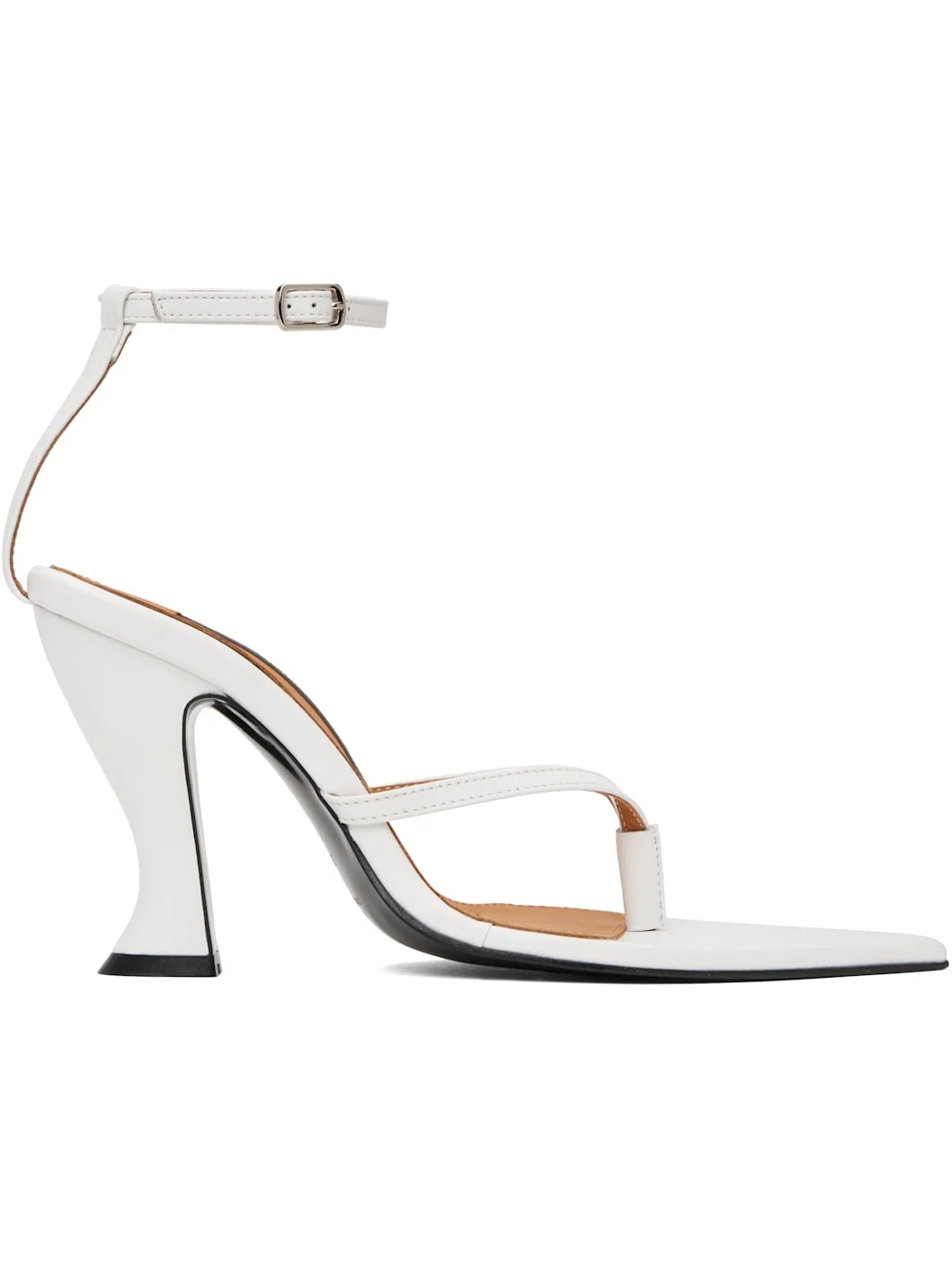 White Pointy Heels - 1