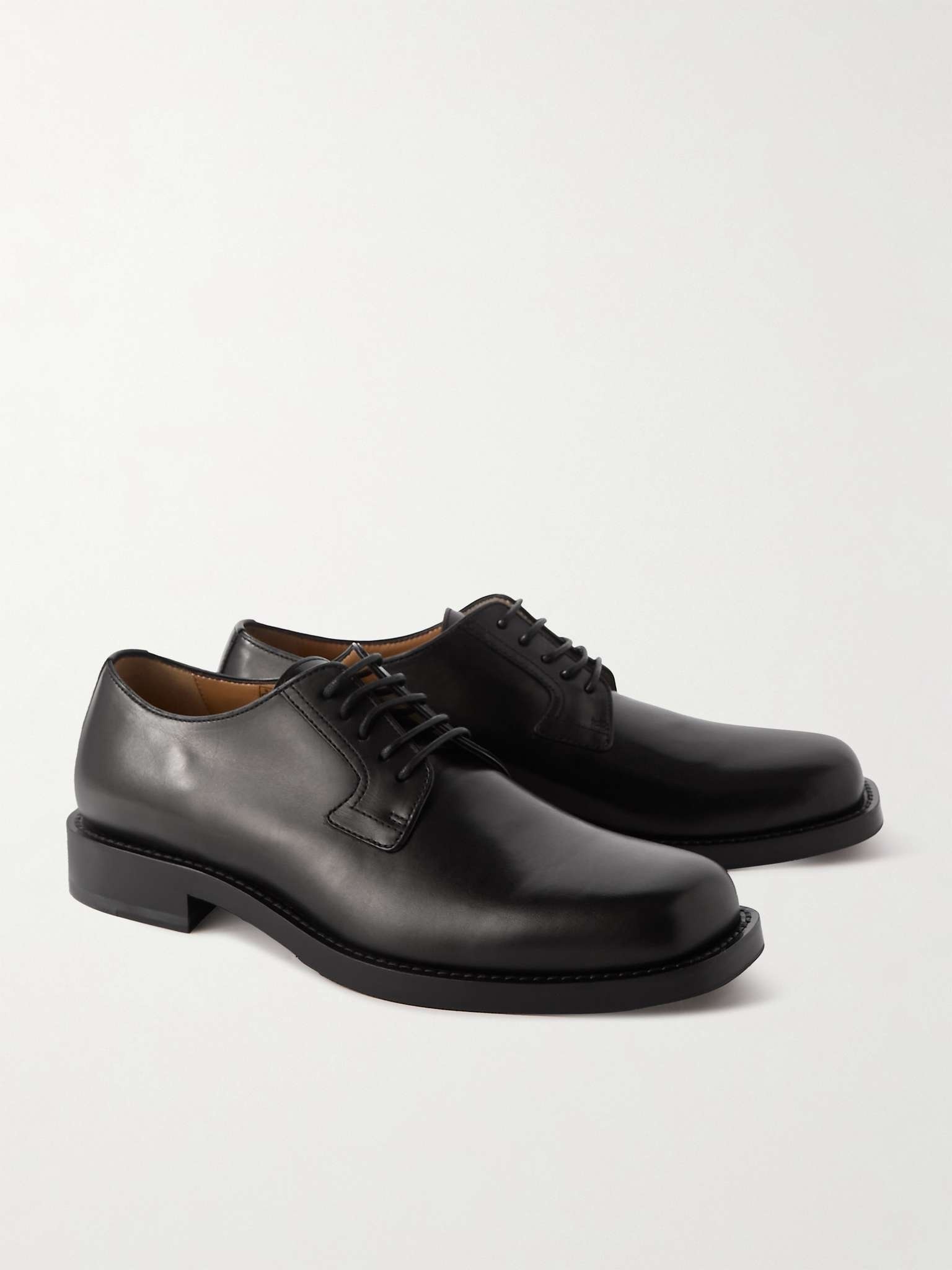 Leather Derby Shoes - 4