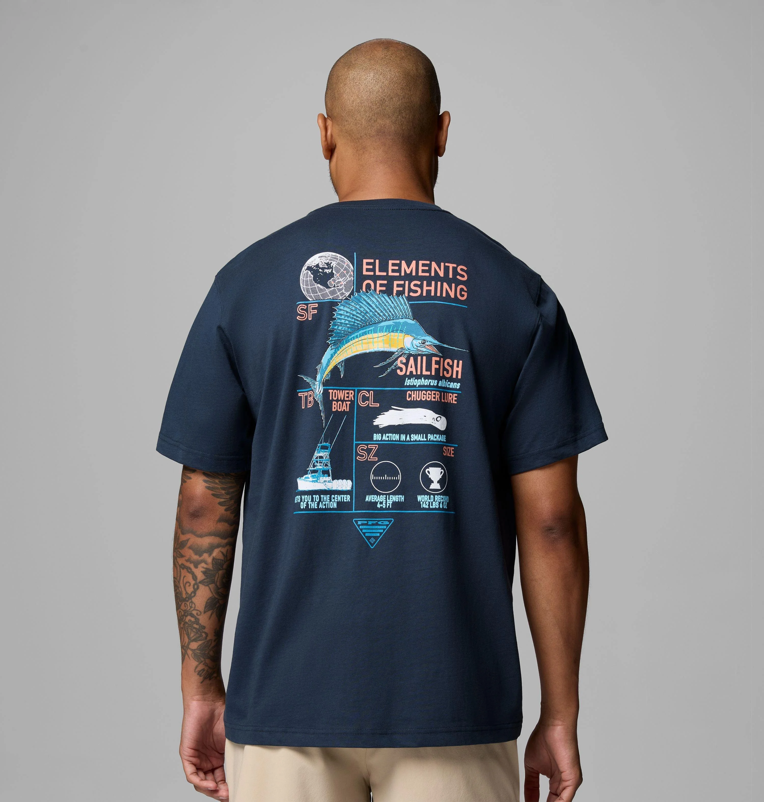 Men's Anski Sailfish PFG Short Sleeve T-Shirt - 1