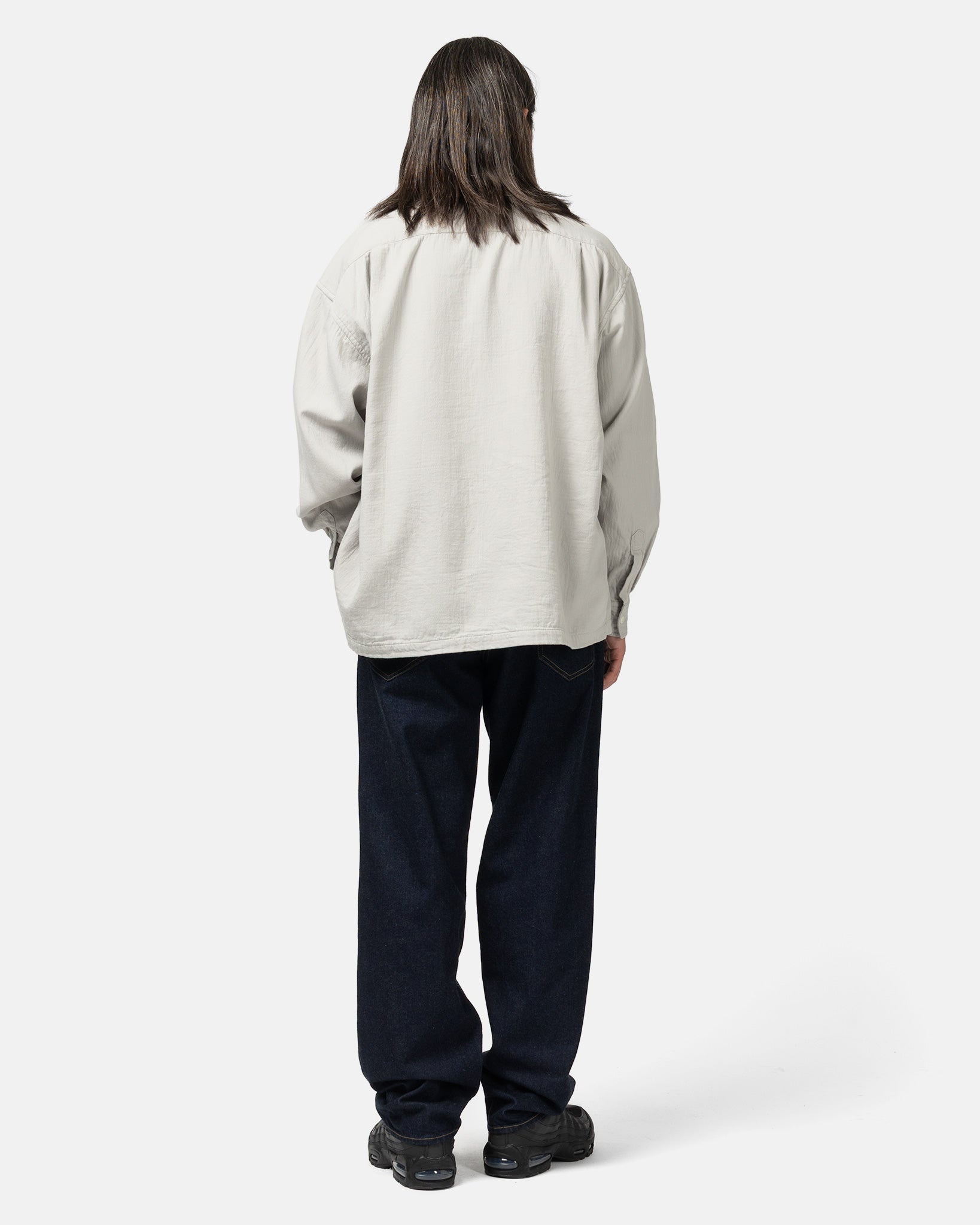 Cotton LPOC Open Shirt Grey - 3