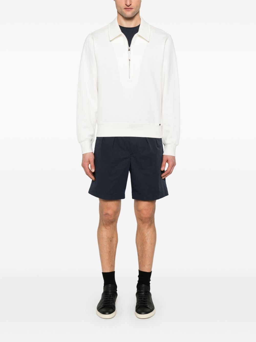 pleat-detail shorts - 2