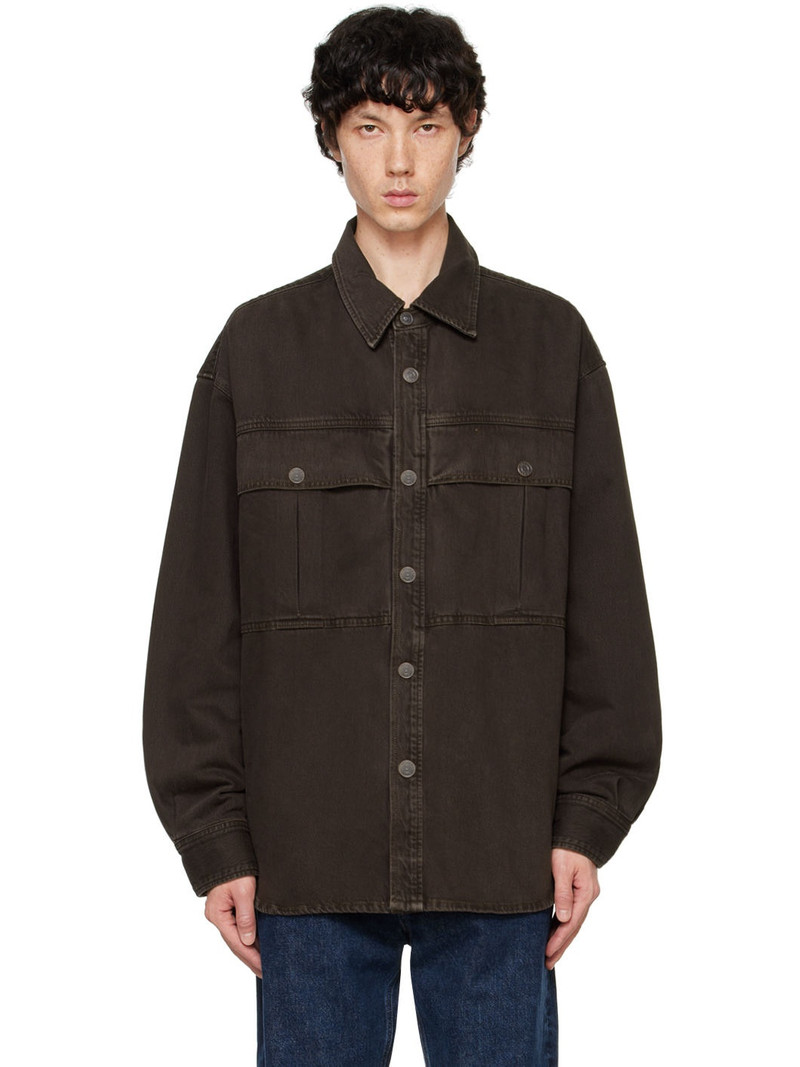 Brown Axel Denim Shirt - 1