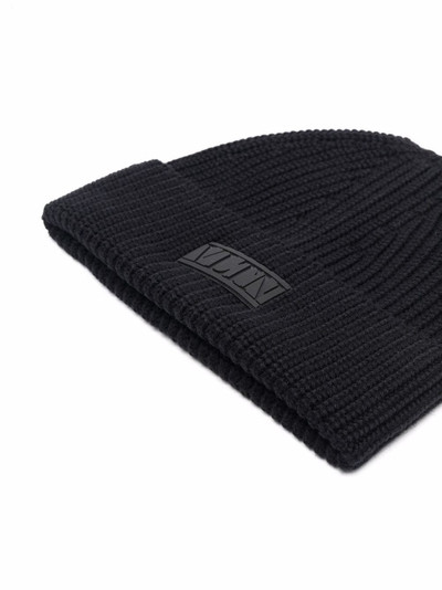 Valentino VLTN ribbed-knit beanie hat outlook