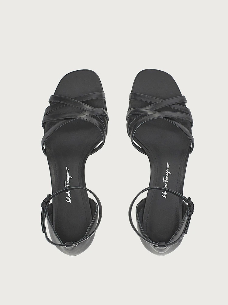 MIRRORED HEEL SANDAL - 4