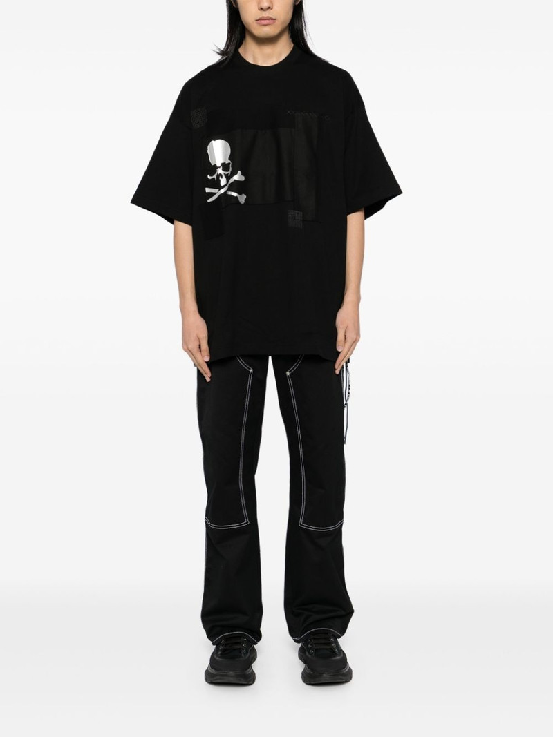 MASTERMIND WORLD patchwork T-shirt outlook