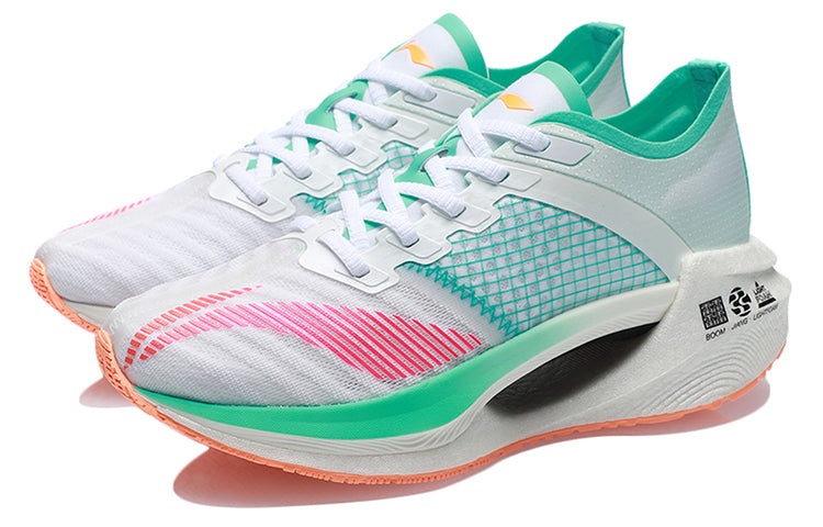 (WMNS) Li-Ning Essential 'White Light Green' ARHR122-3 - 4