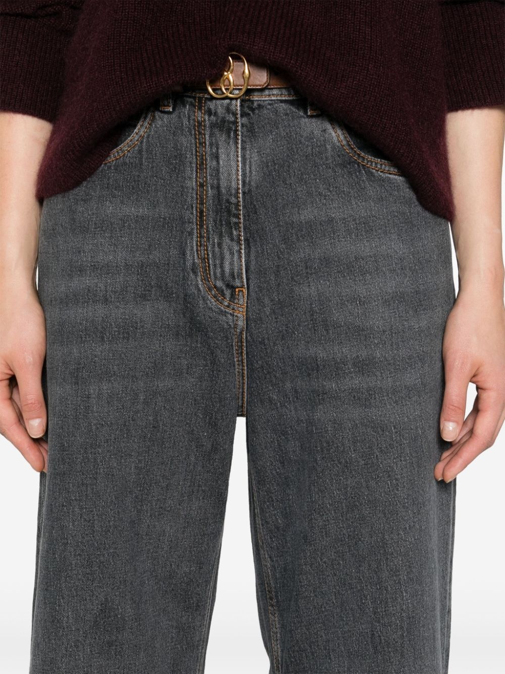wide-leg jeans - 5