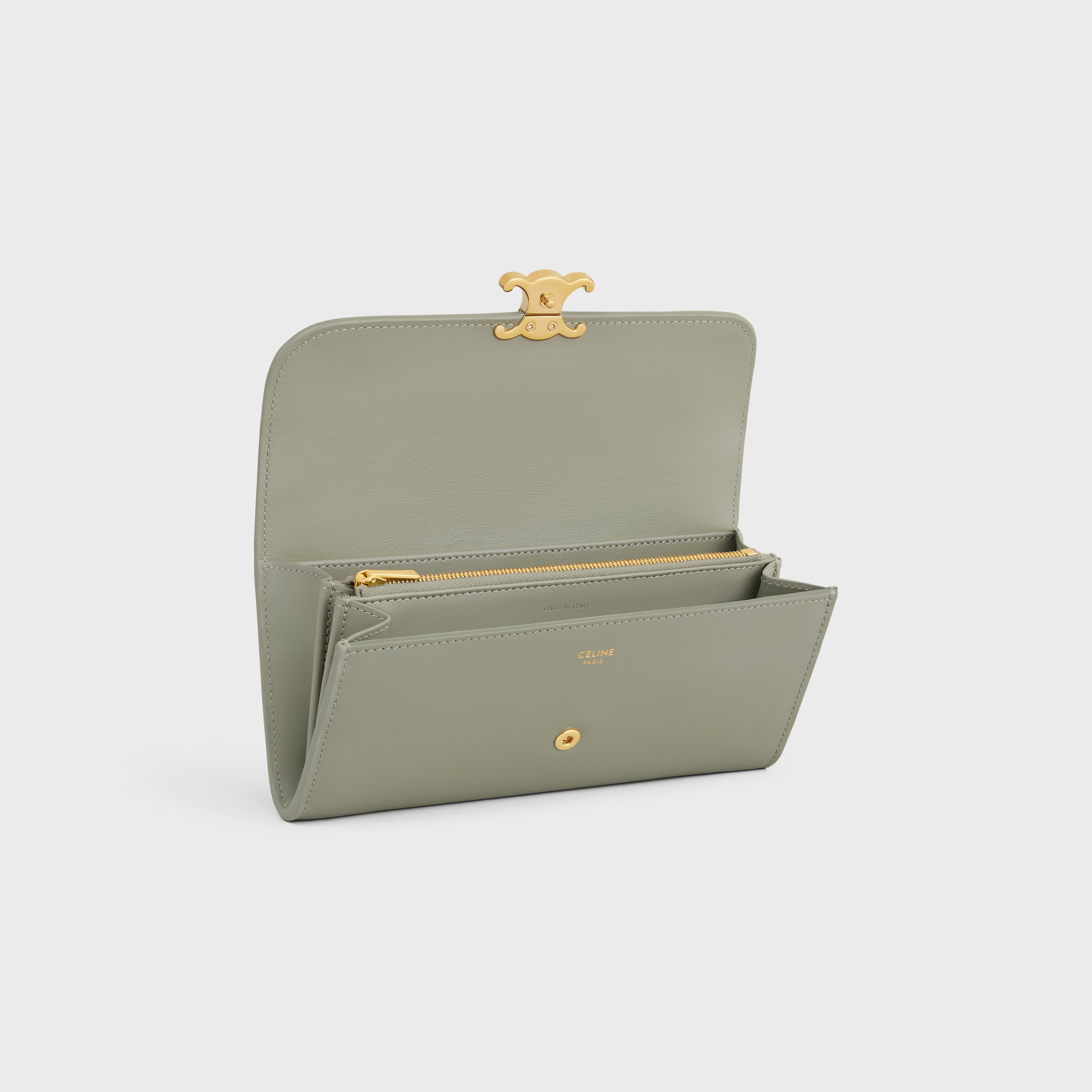 LARGE WALLET TRIOMPHE in Shiny calfskin - 4