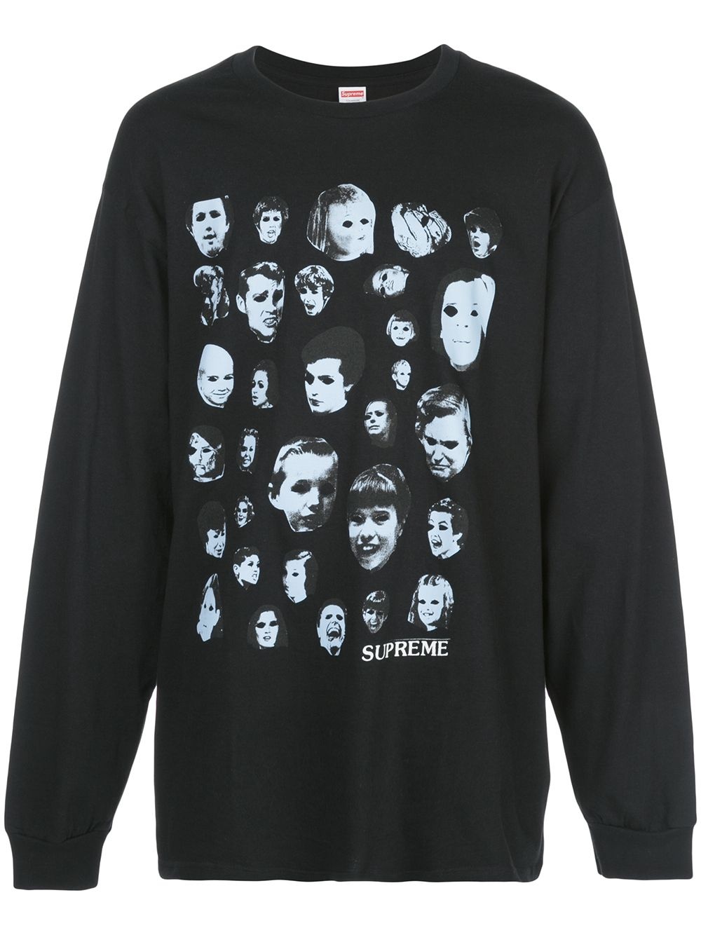 faces long sleeve T-shirt - 1