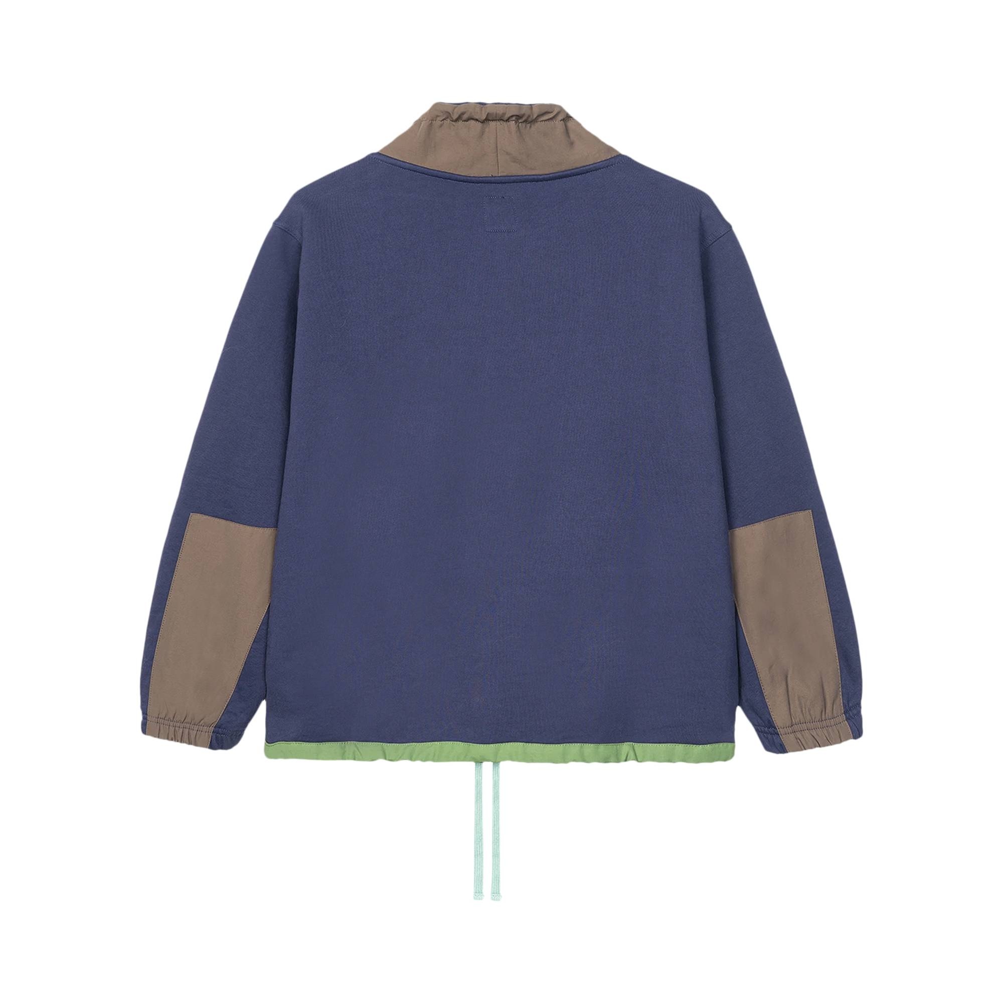 Brain Dead Post Earth Syndrome Scuba Neck Fleece 'Navy' - 2