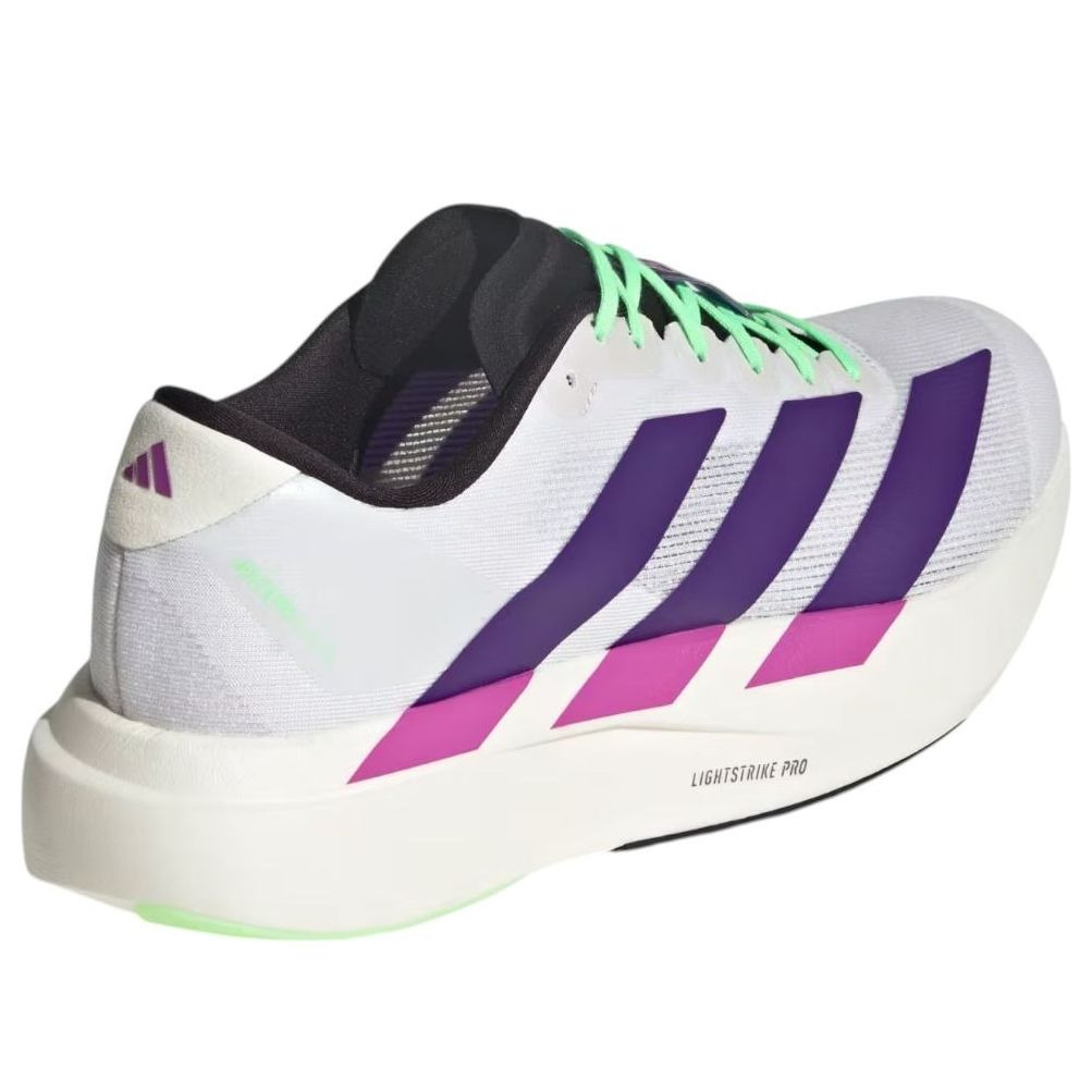adidas Adizero Evo SL 'White Collegiate Purple Lime Burst' JS4495 - 5