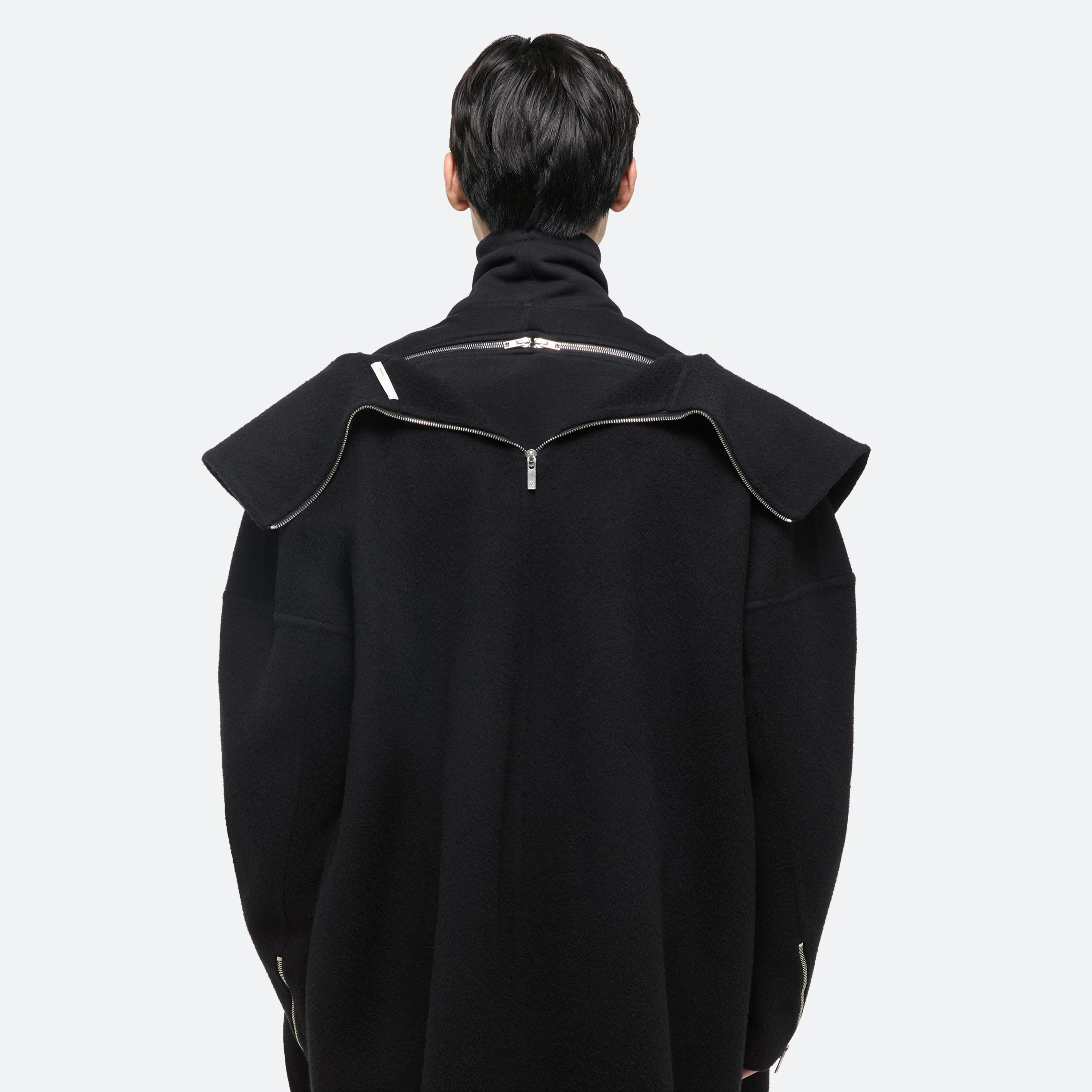 DOUBLE-FACED APEX COCOON COAT - 14