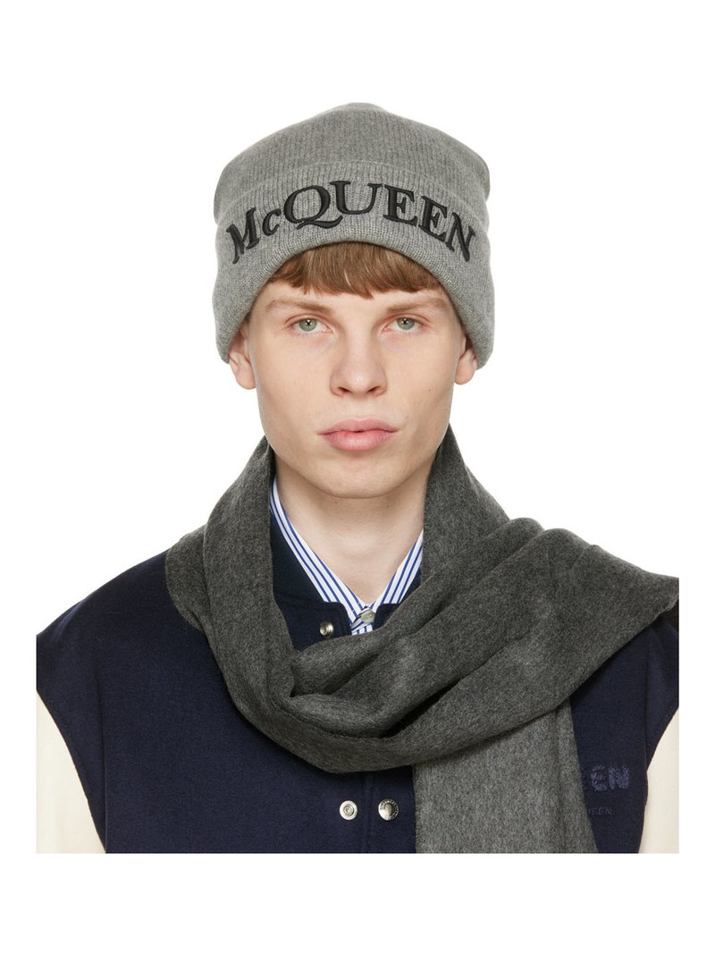 Gray Logo Beanie - 1