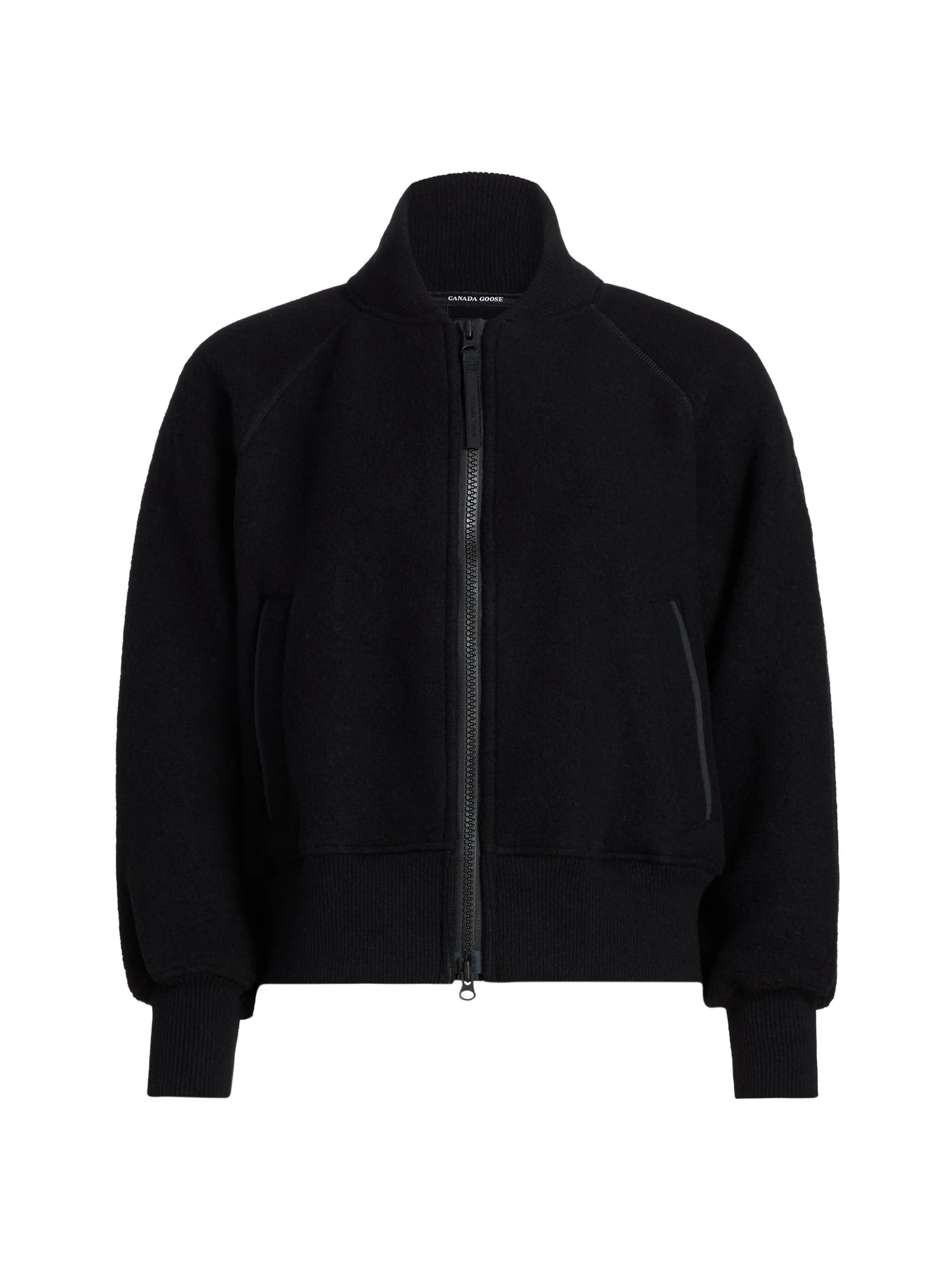 Women's Sierra Fleece Bomber Jacket - Black Noir - 1