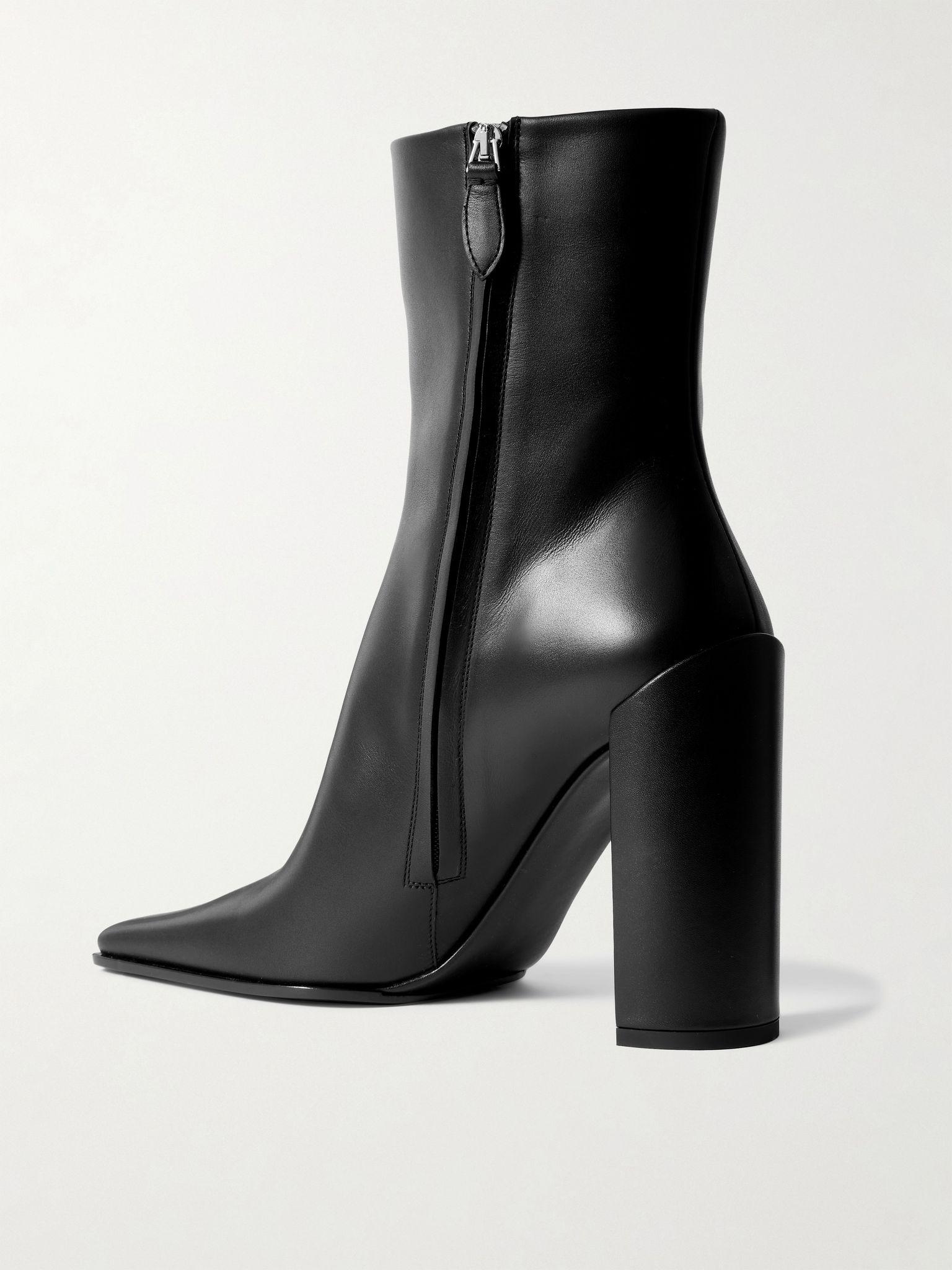 Leather ankle boots Black - 3