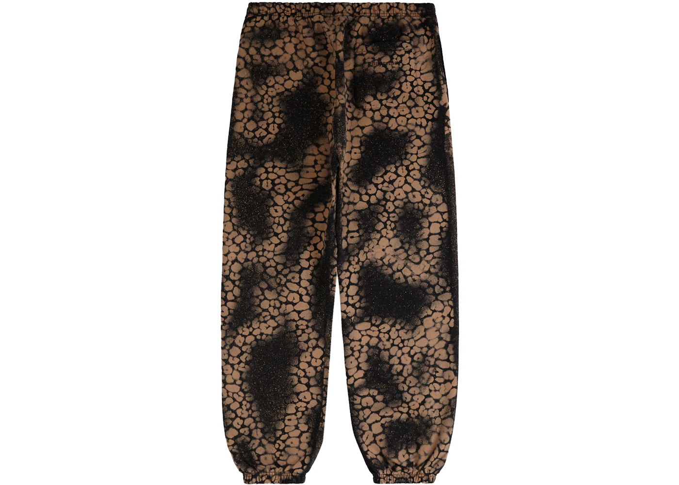 Supreme Bleached Leopard Sweatpant Black - 2