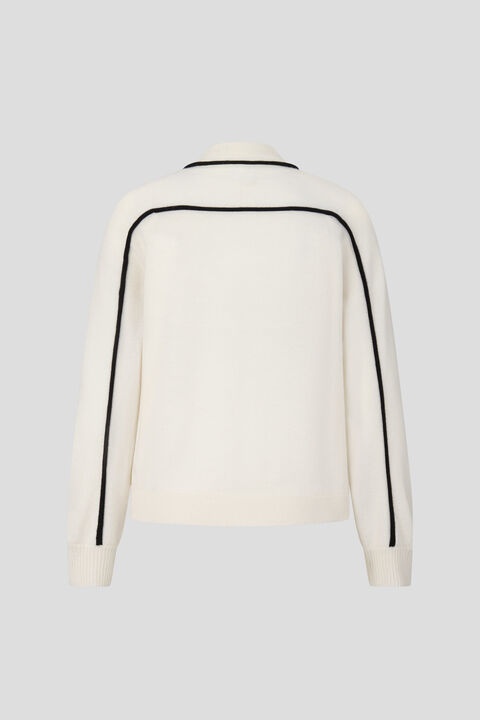 Lady Knitted pullover in Off-white - 2