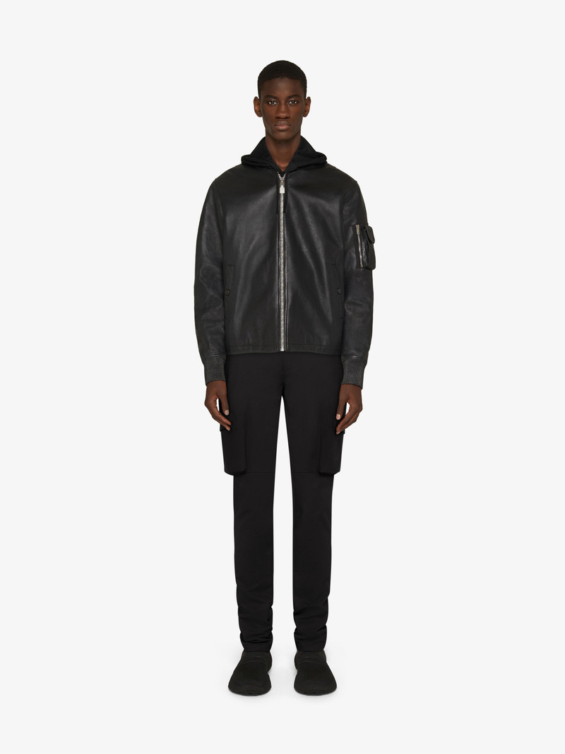 Givenchy SLIM FIT CARGO PANTS IN WOOL outlook
